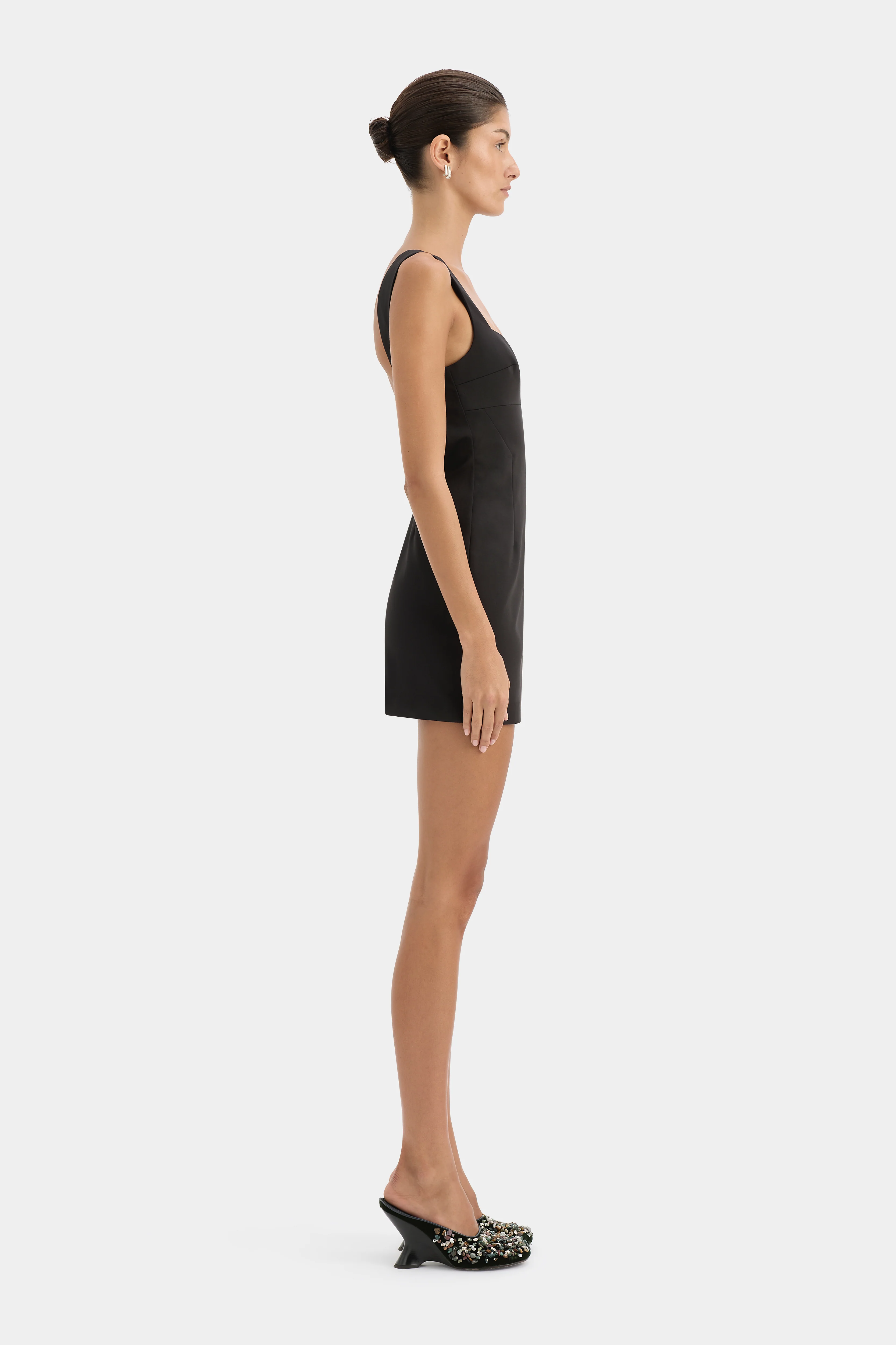 Alizee Structured Mini Dress - Image 3