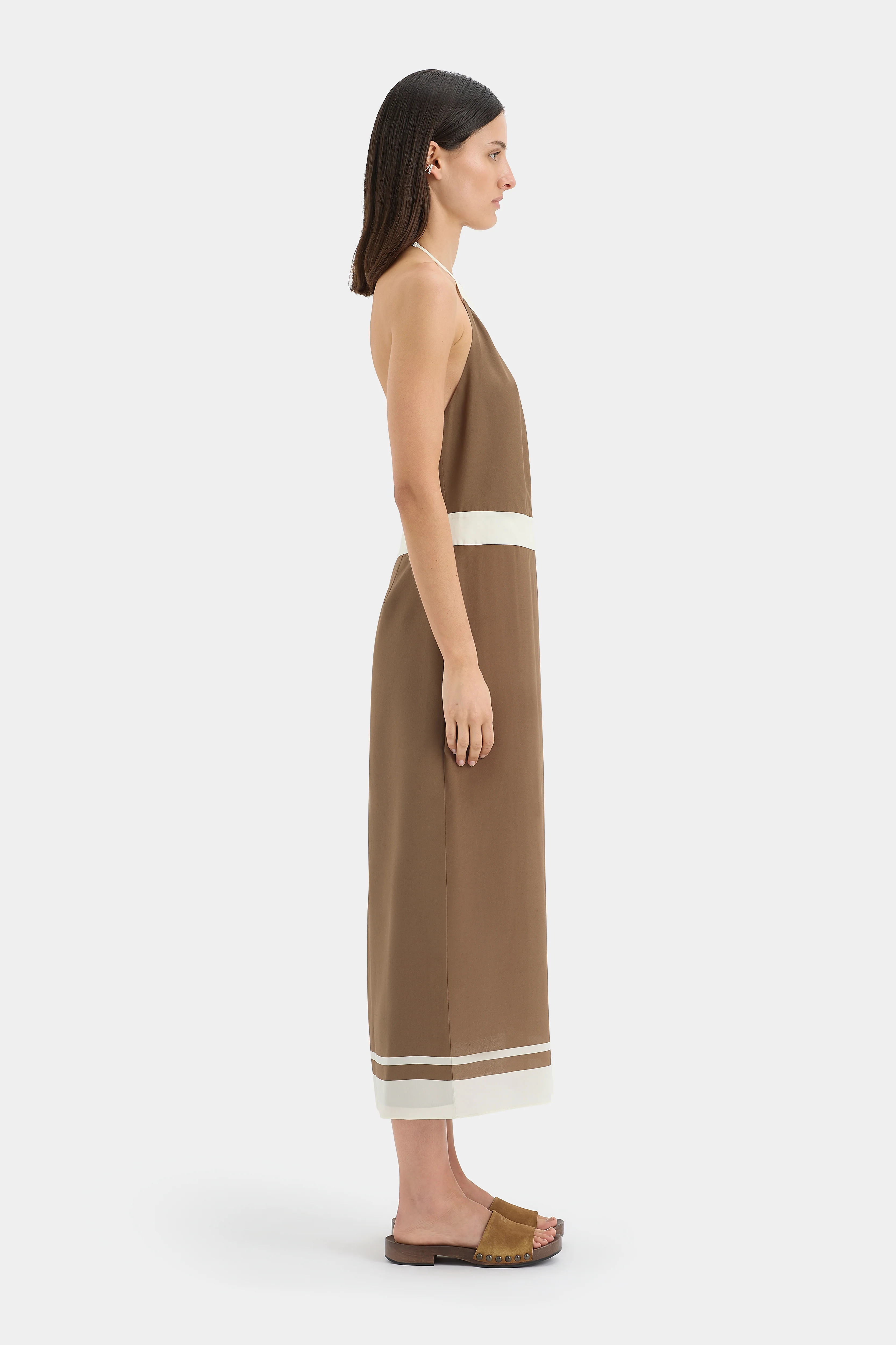 Almara Wrap Halter Dress - Image 3