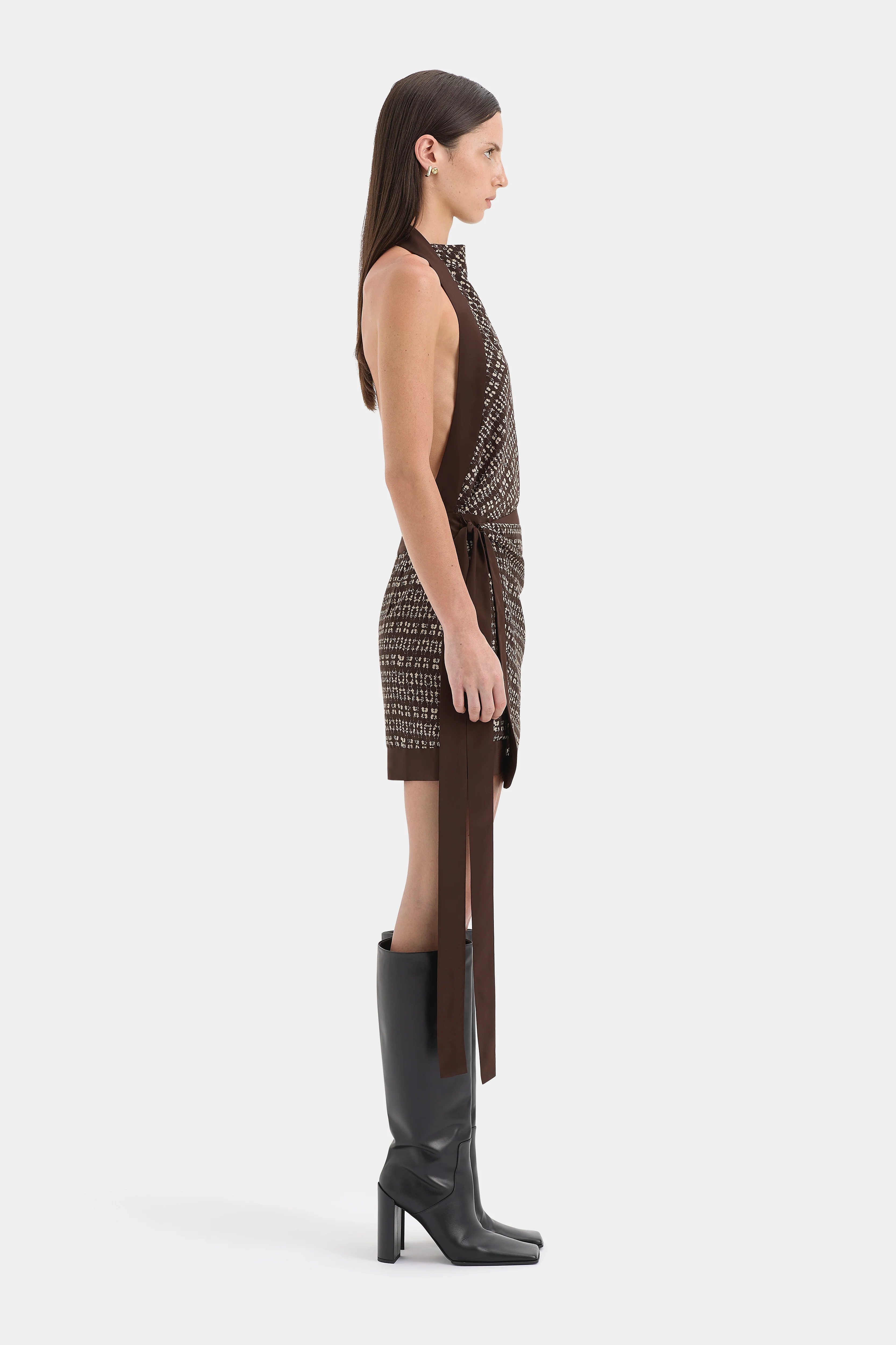Astrid Open Back Mini Dress - Image 3