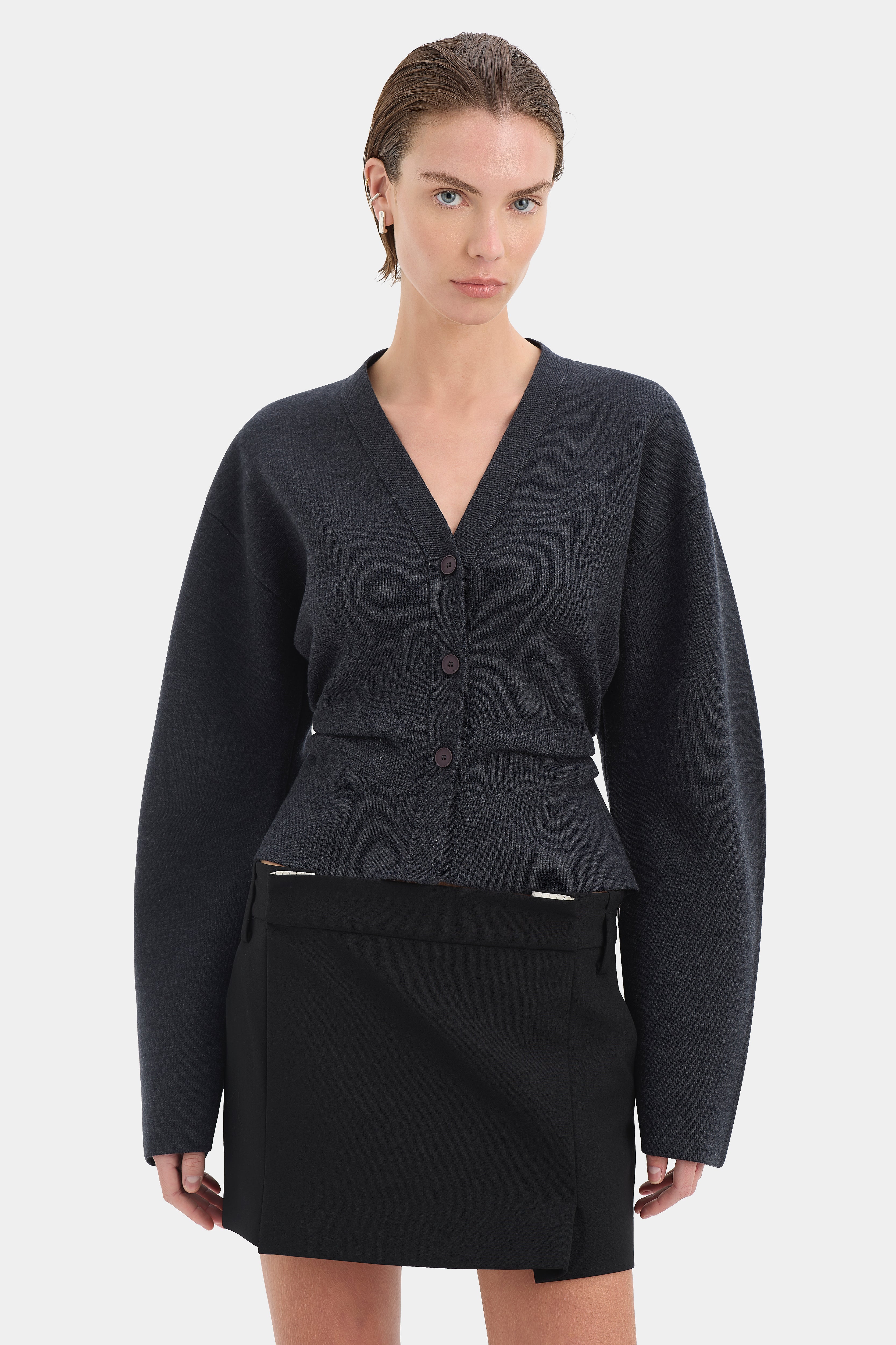 Ayana Gathered Cardigan - Image 5