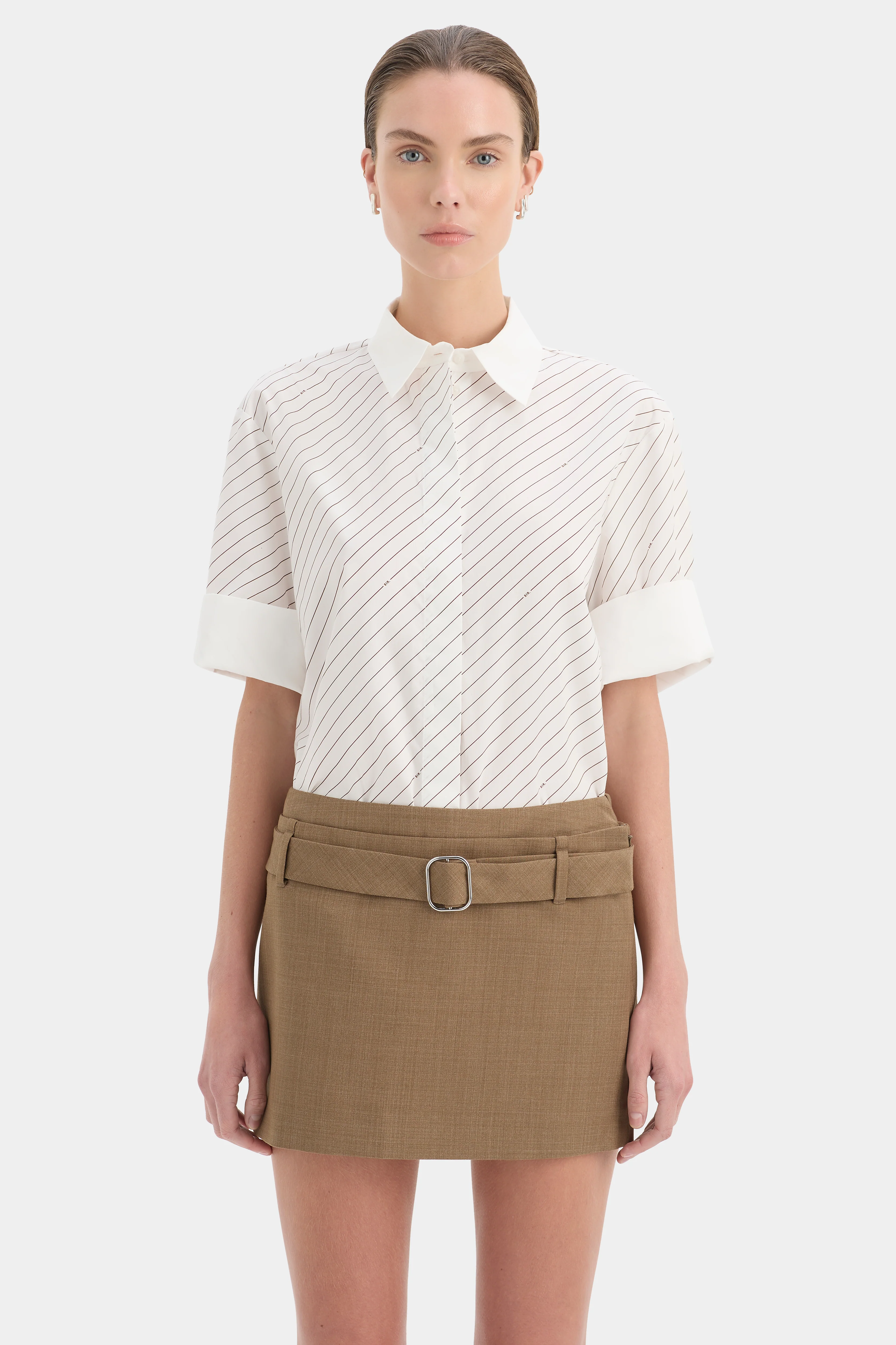 Bastille Belted Mini Skirt - Image 5
