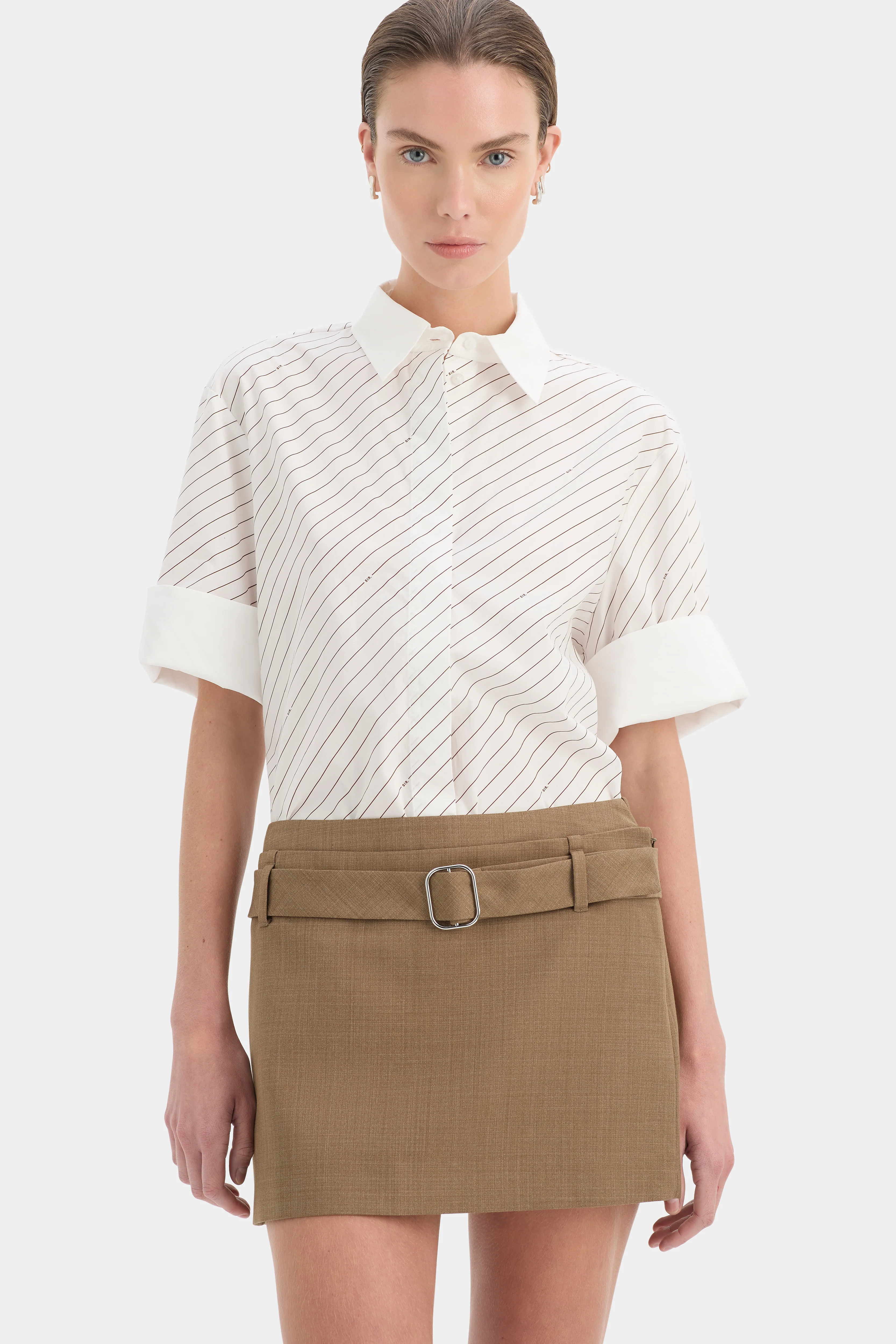 Bastille Belted Mini Skirt - Image 6