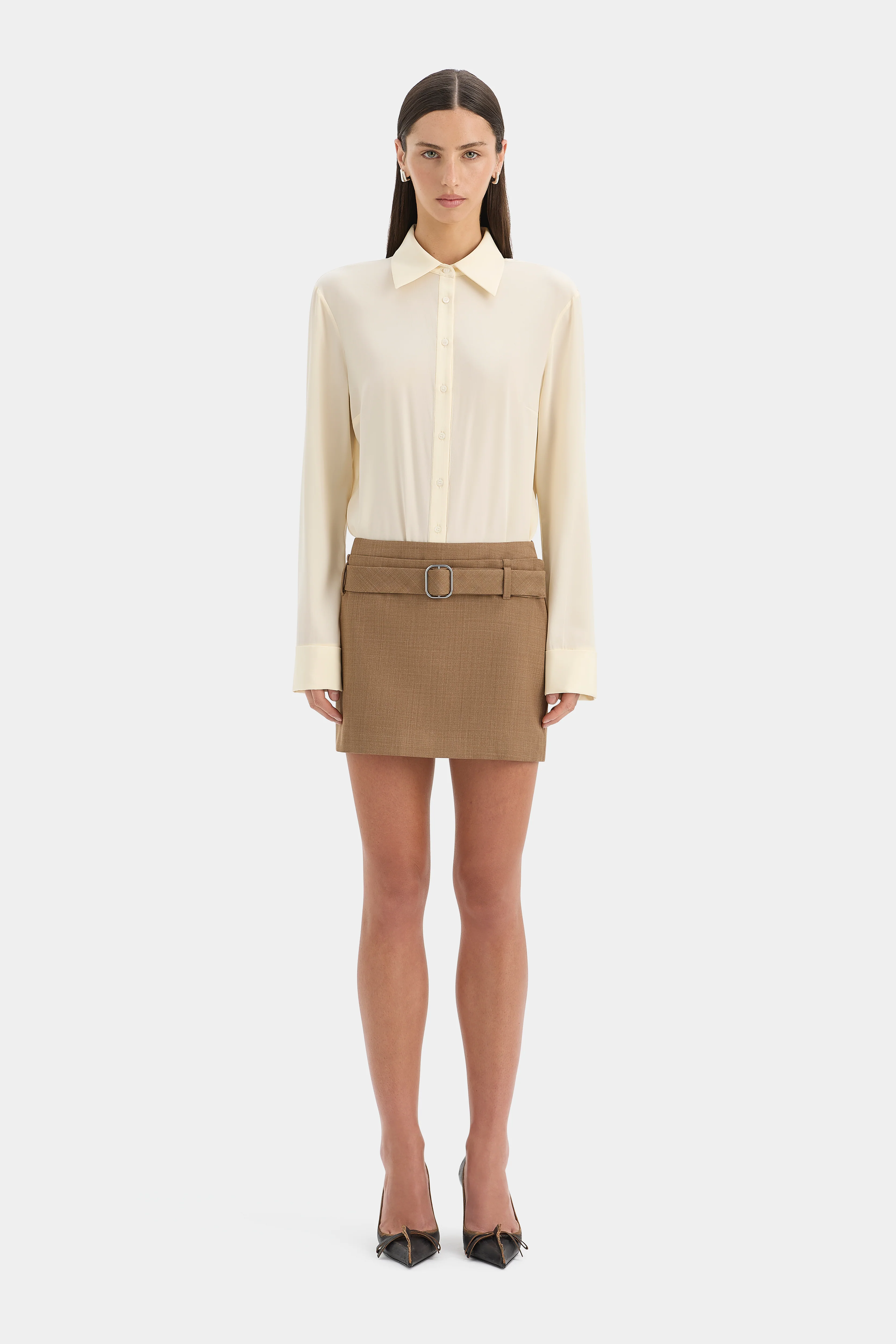 Bastille Belted Mini Skirt - Image 7