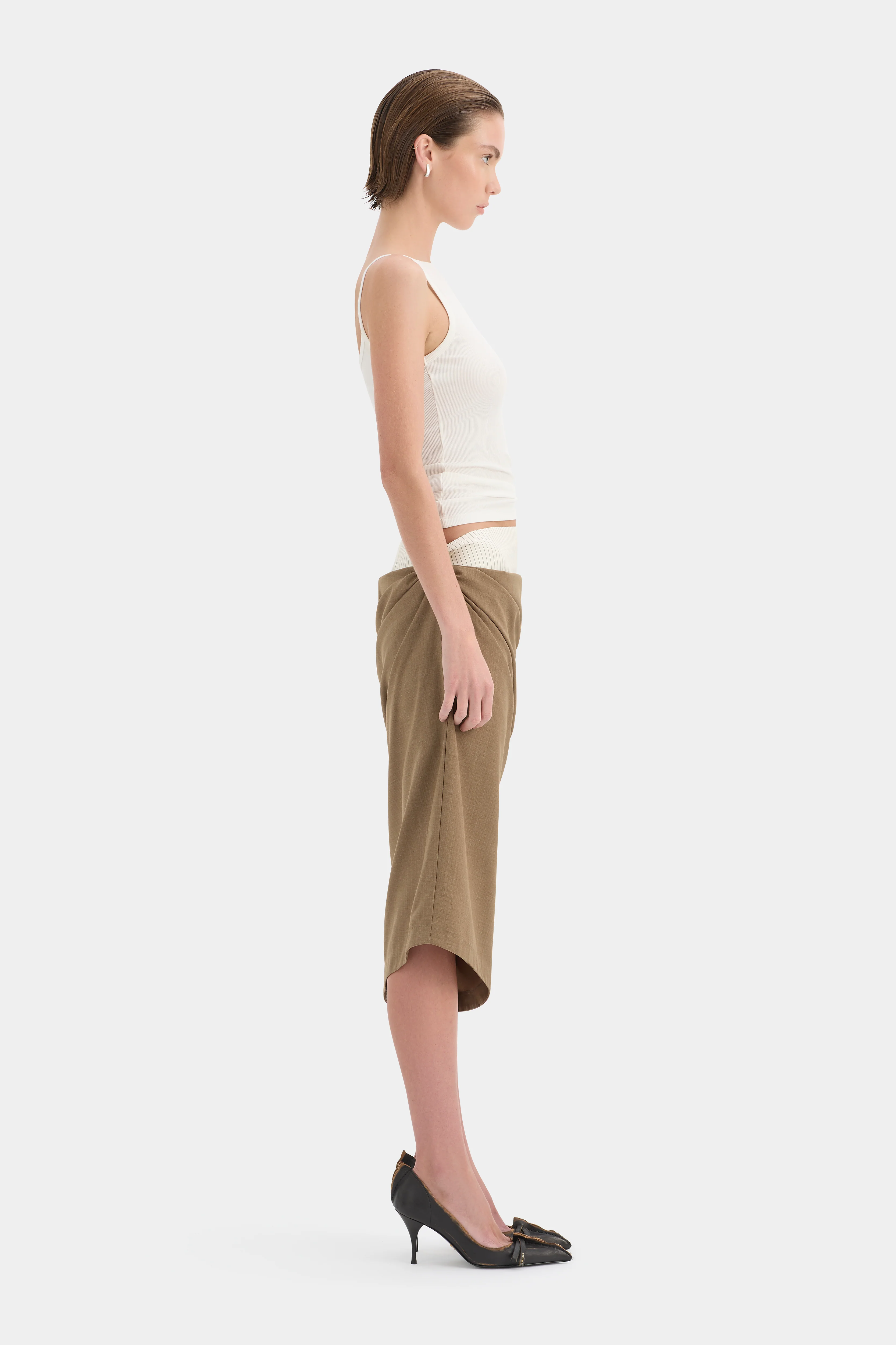 Bastille Layered Midi Skirt - Image 4