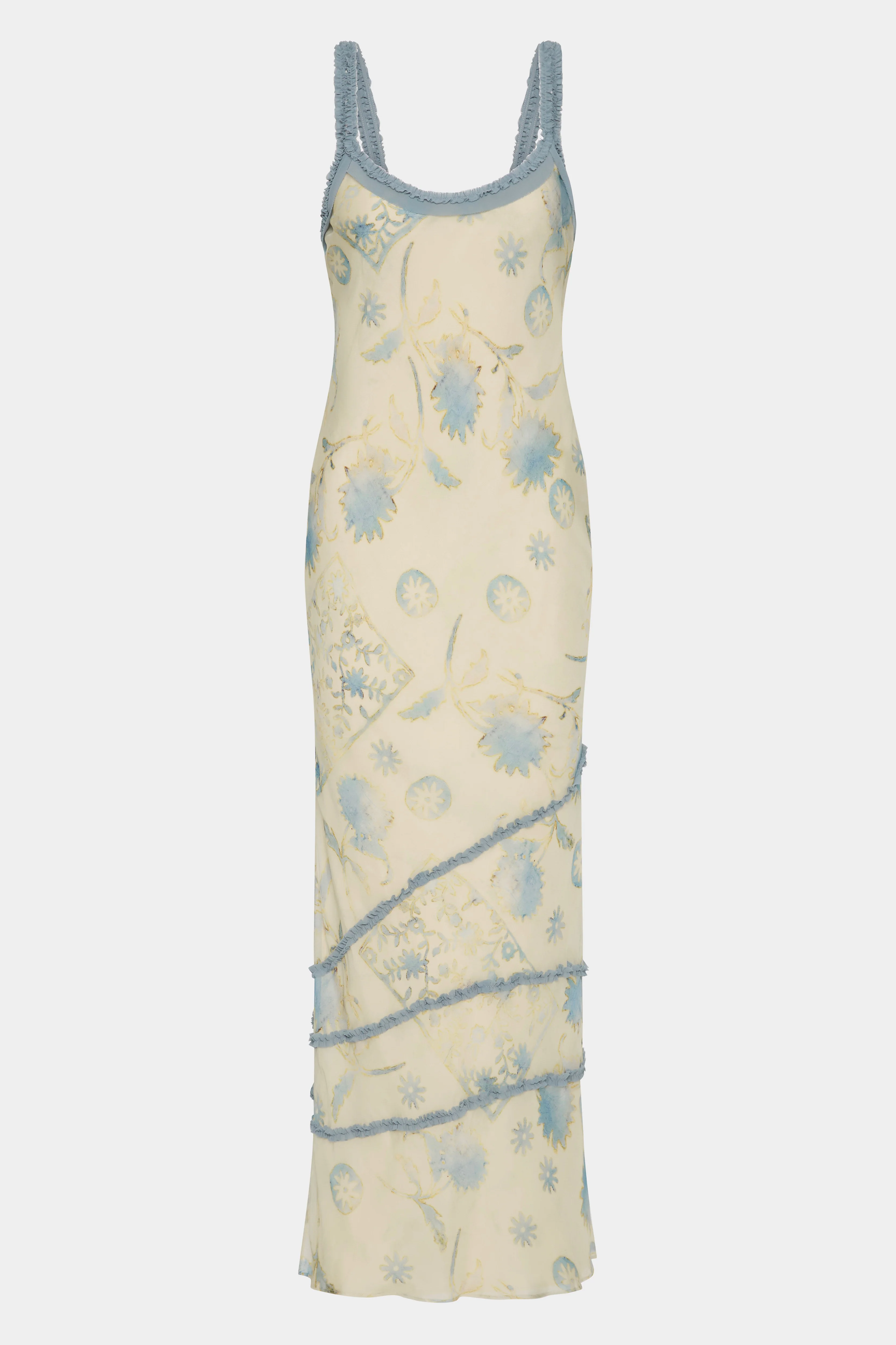 Cecile Ruffle Slip Dress - Image 8