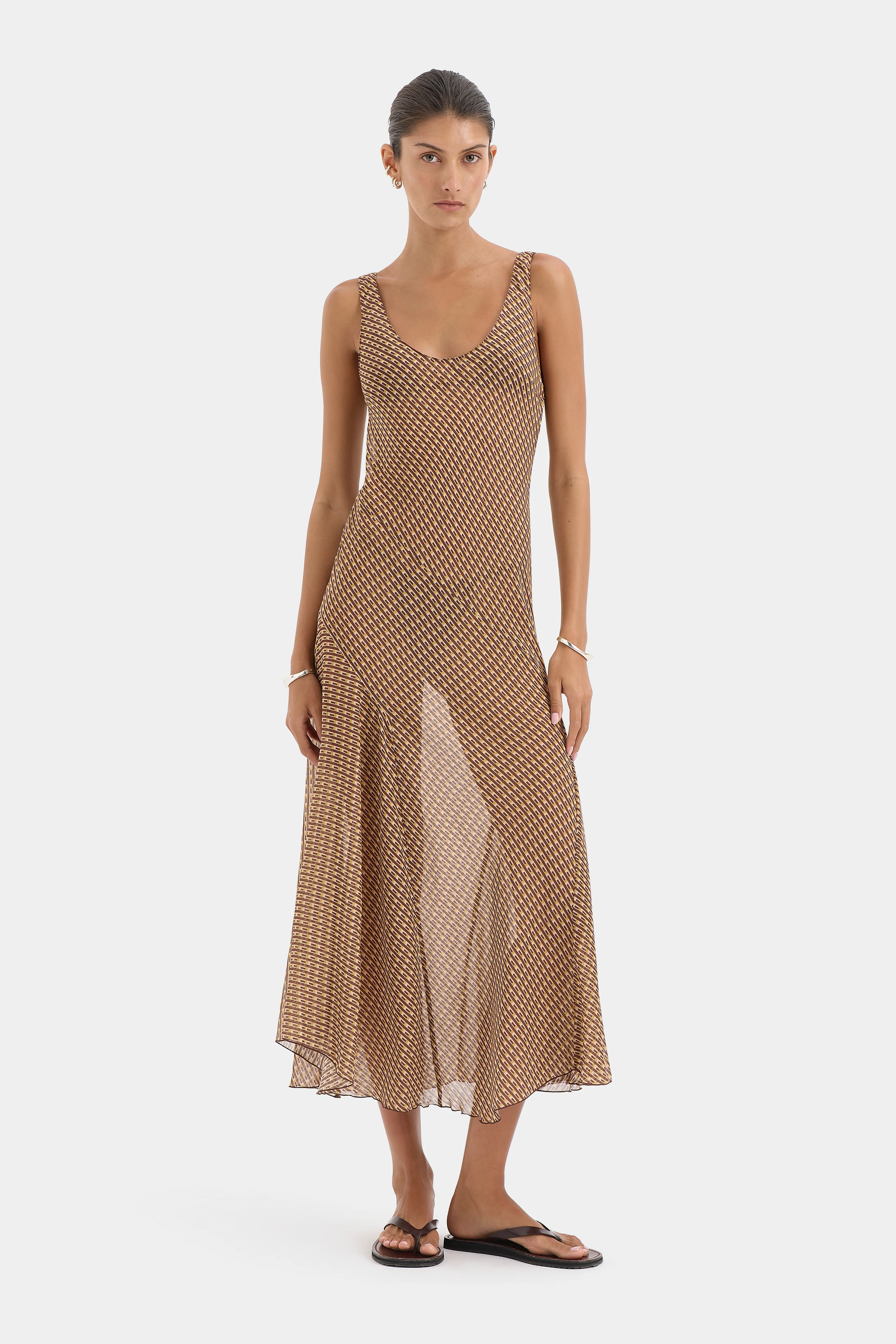Cooper Layered Midi Dress - Image 7