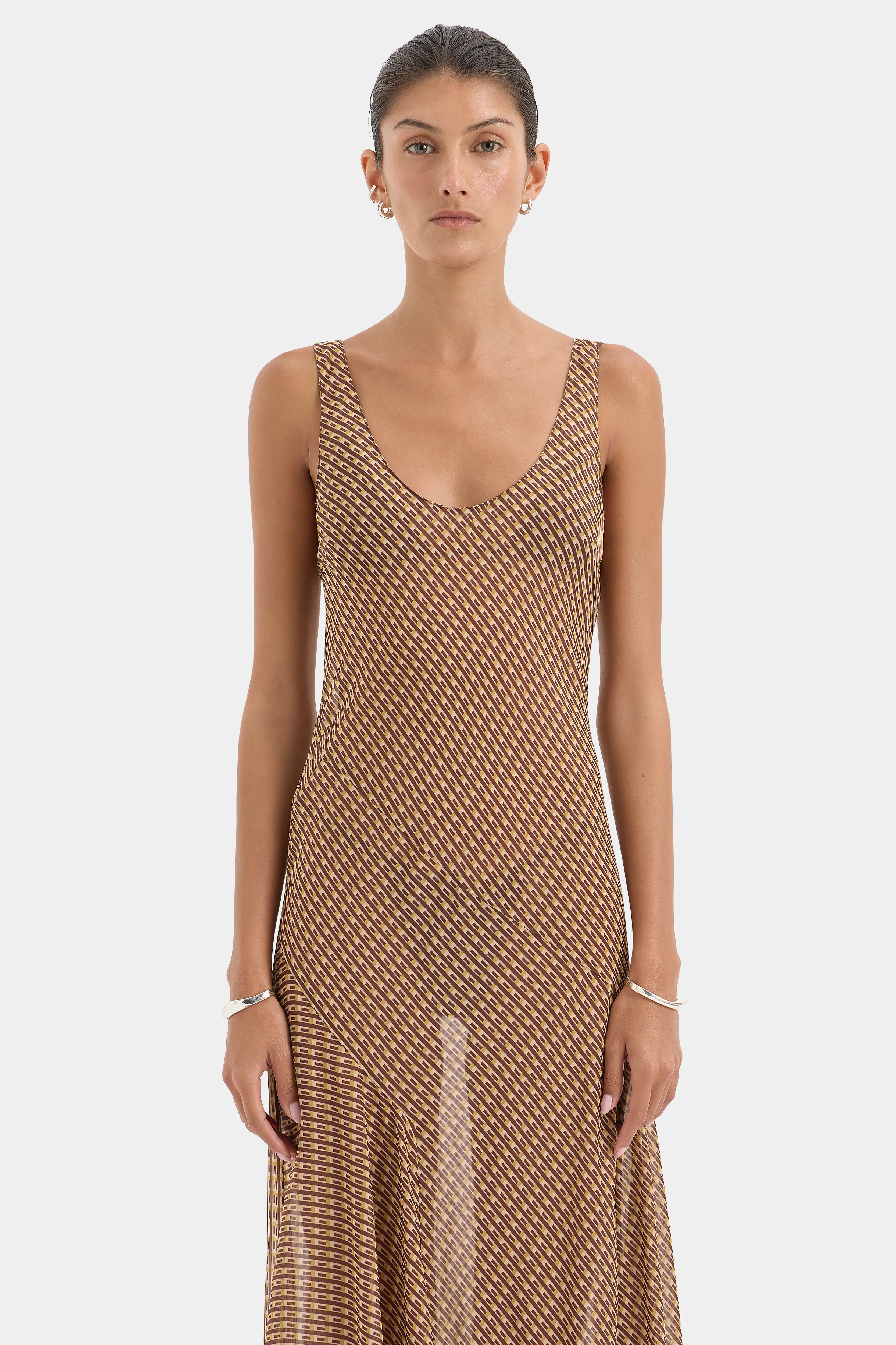 Cooper Layered Midi Dress - Image 9