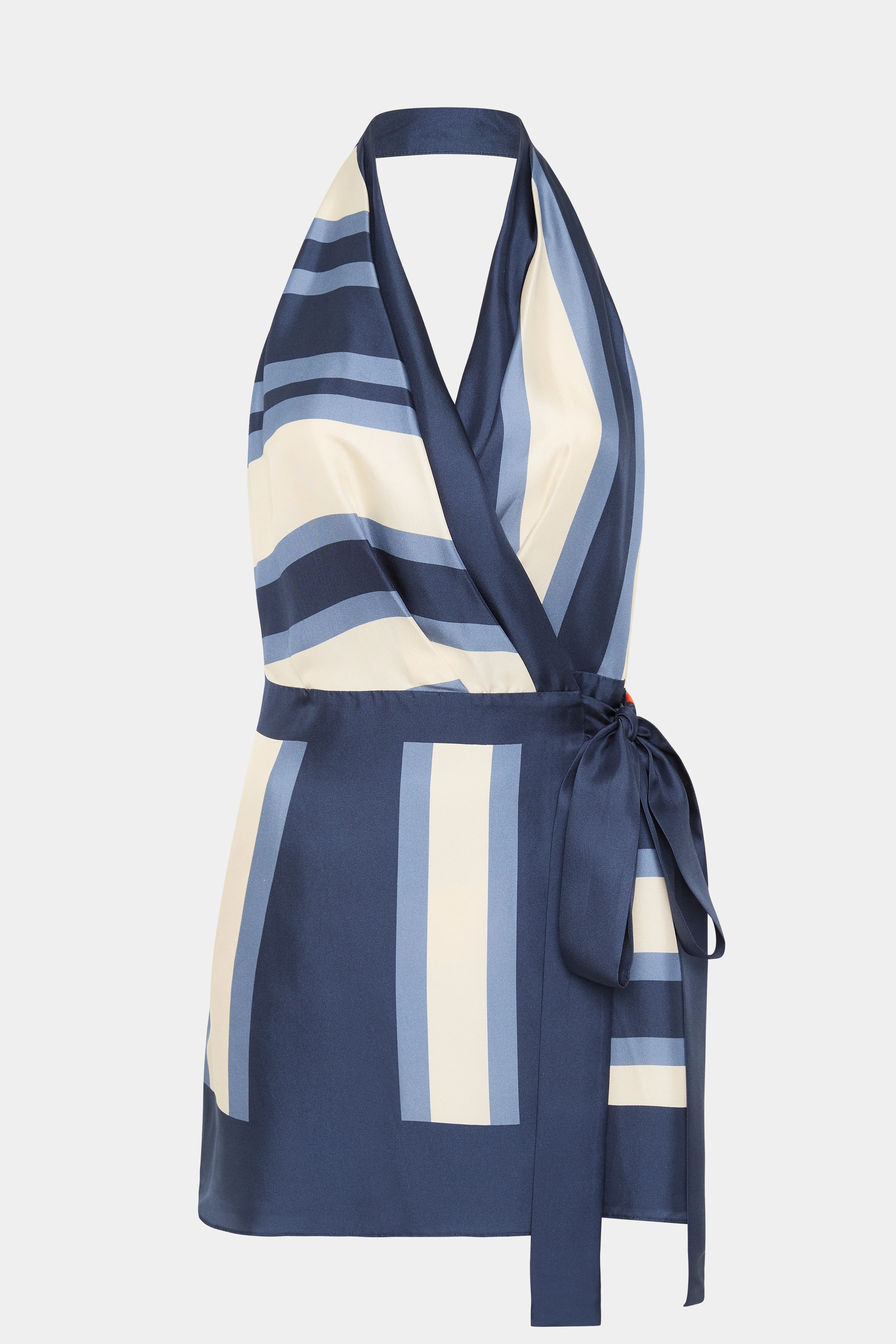 Dazed Wrap Halter Mini Dress - Image 6