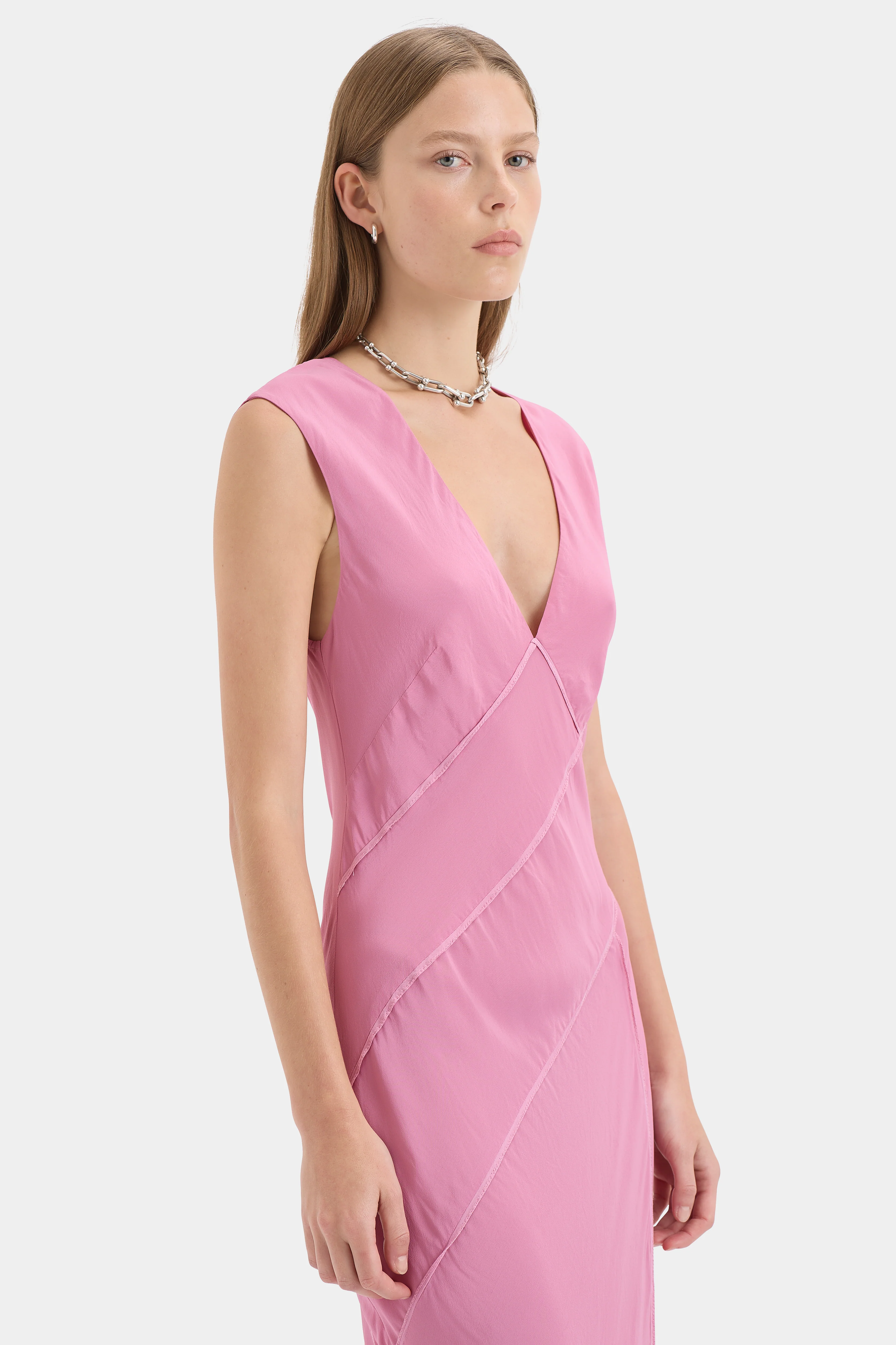 Elin Panelled Gown - Image 6