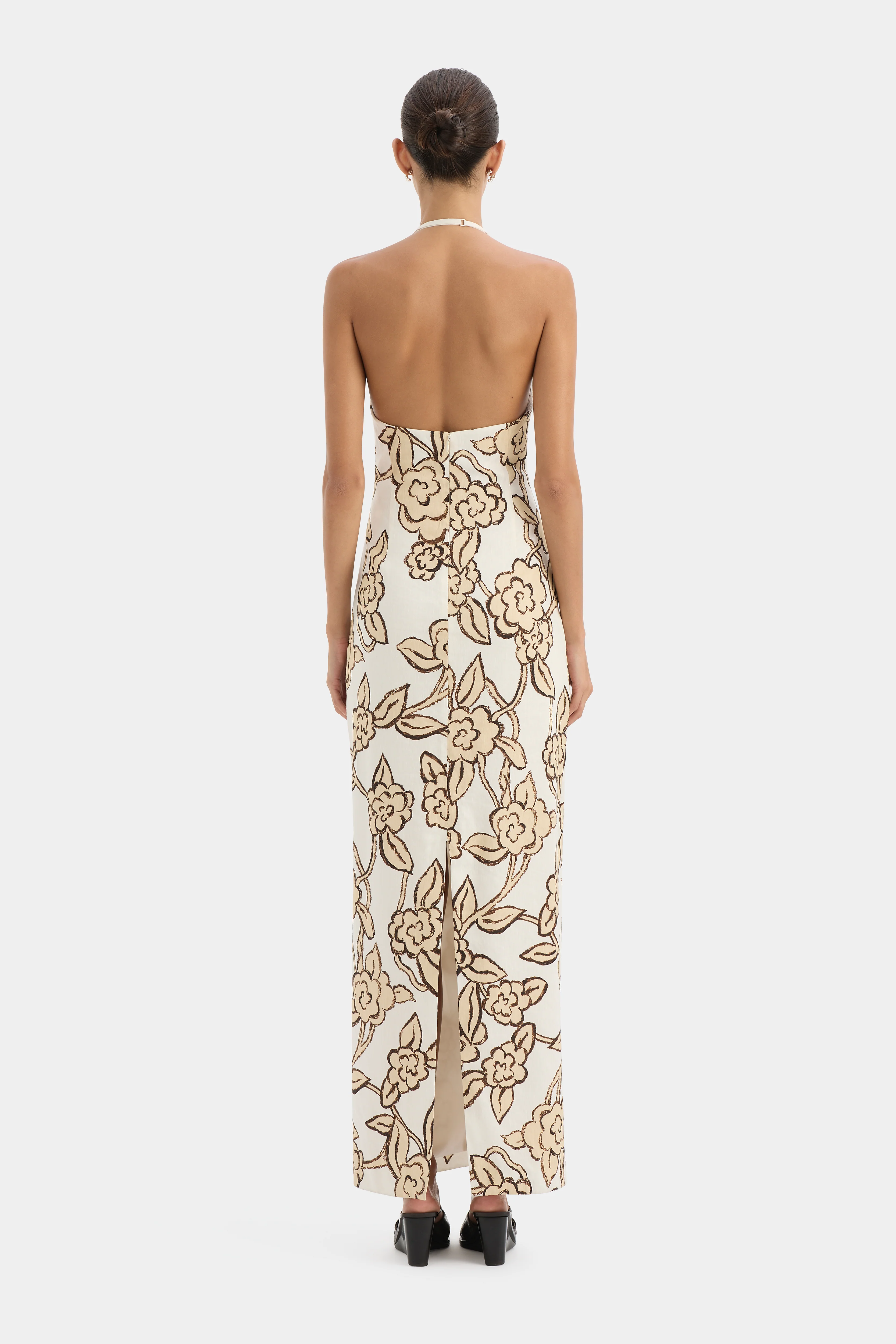 Elodie Halter Midi Dress - Image 3