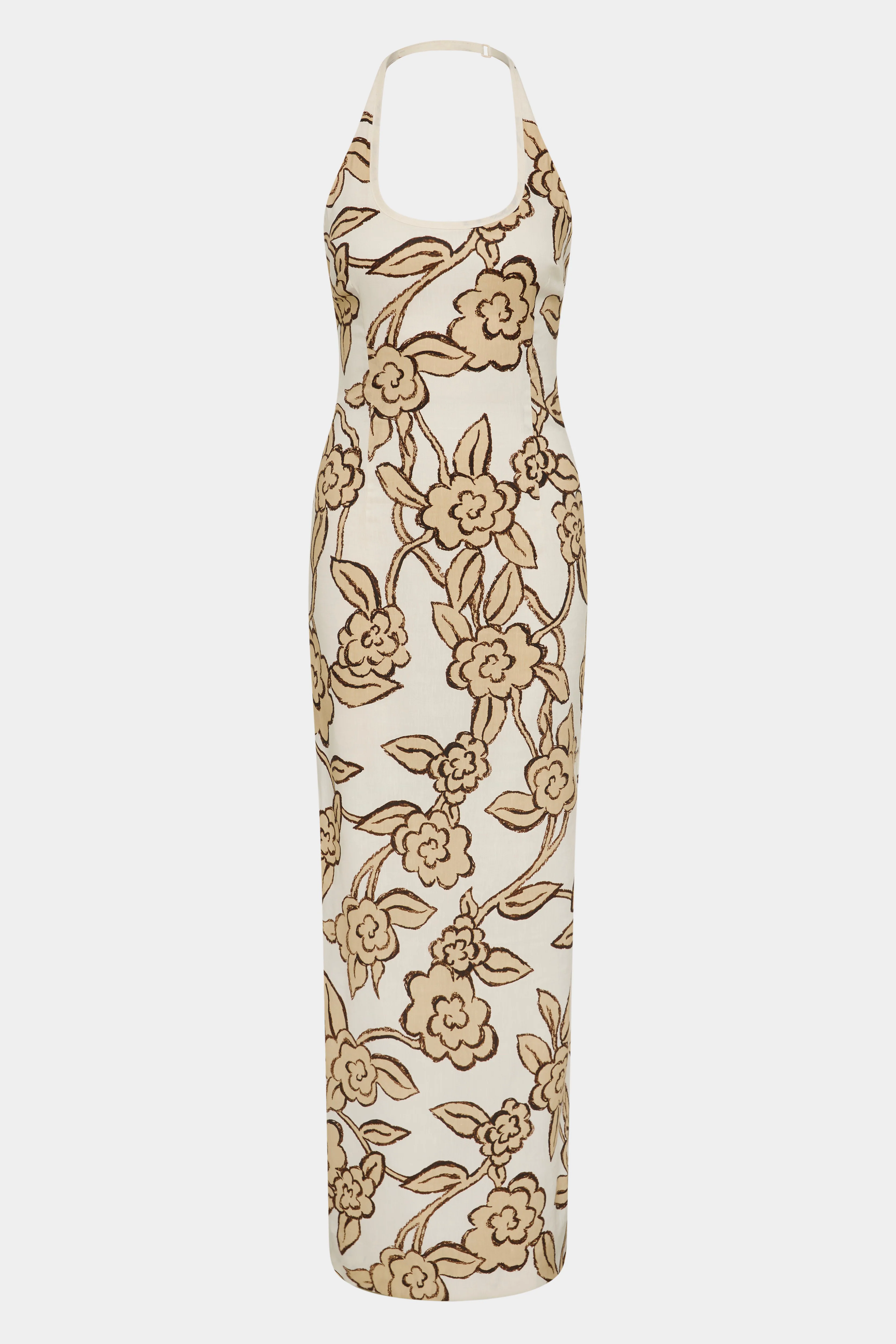 Elodie Halter Midi Dress - Image 8