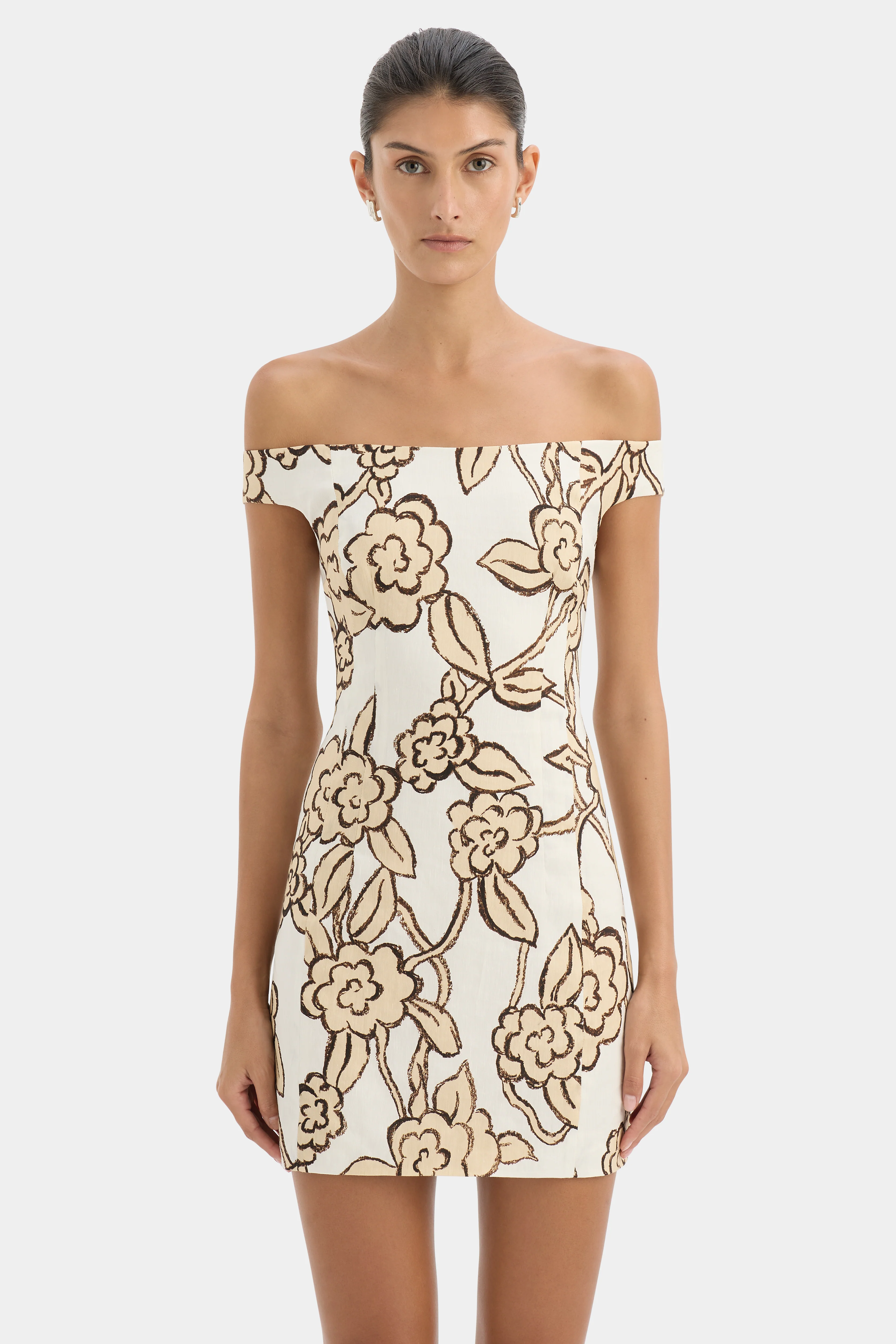 Elodie Off Shoulder Mini Dress - Image 4