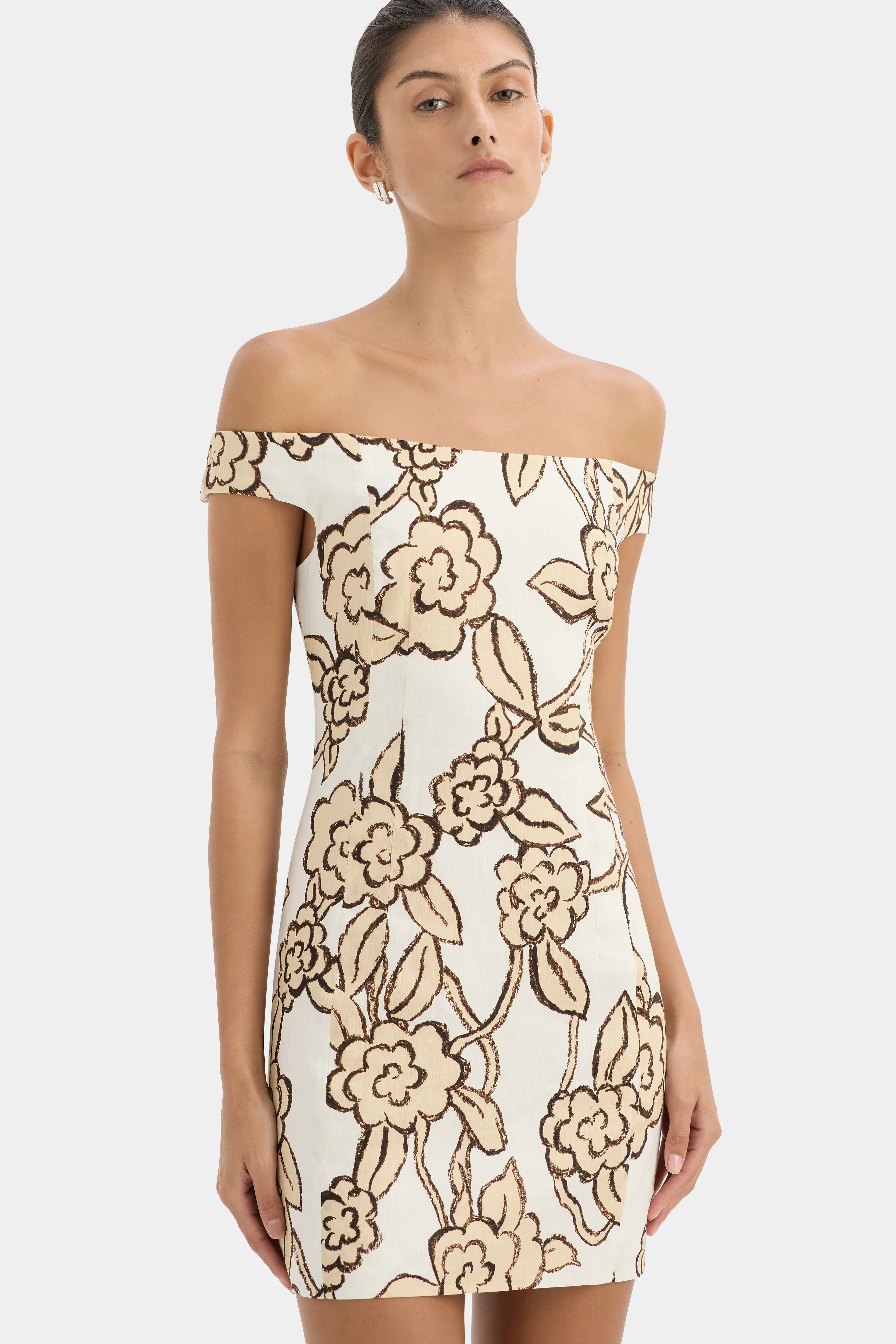 Elodie Off Shoulder Mini Dress - Image 5