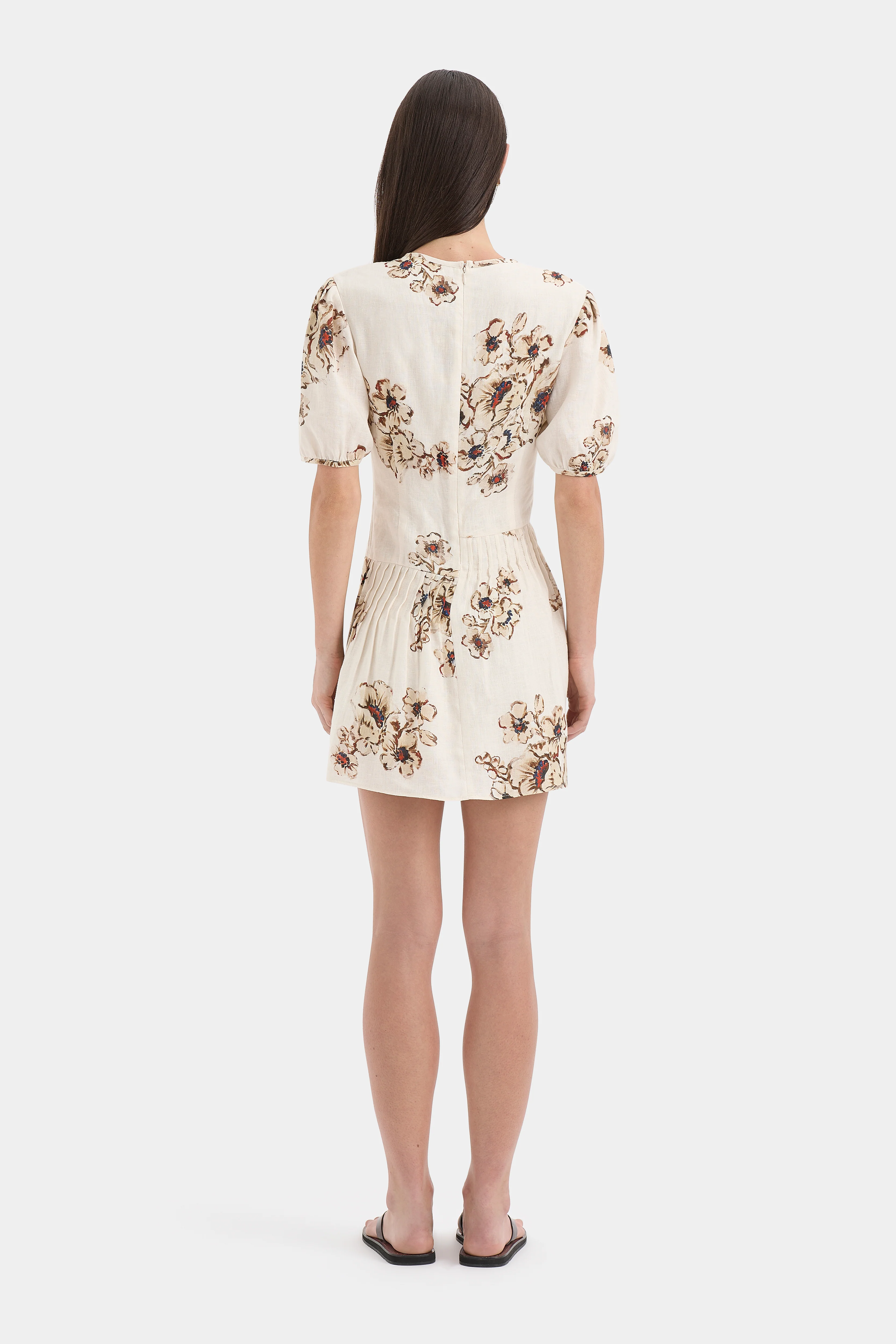 Freja Puff Sleeve Mini Dress - Image 2