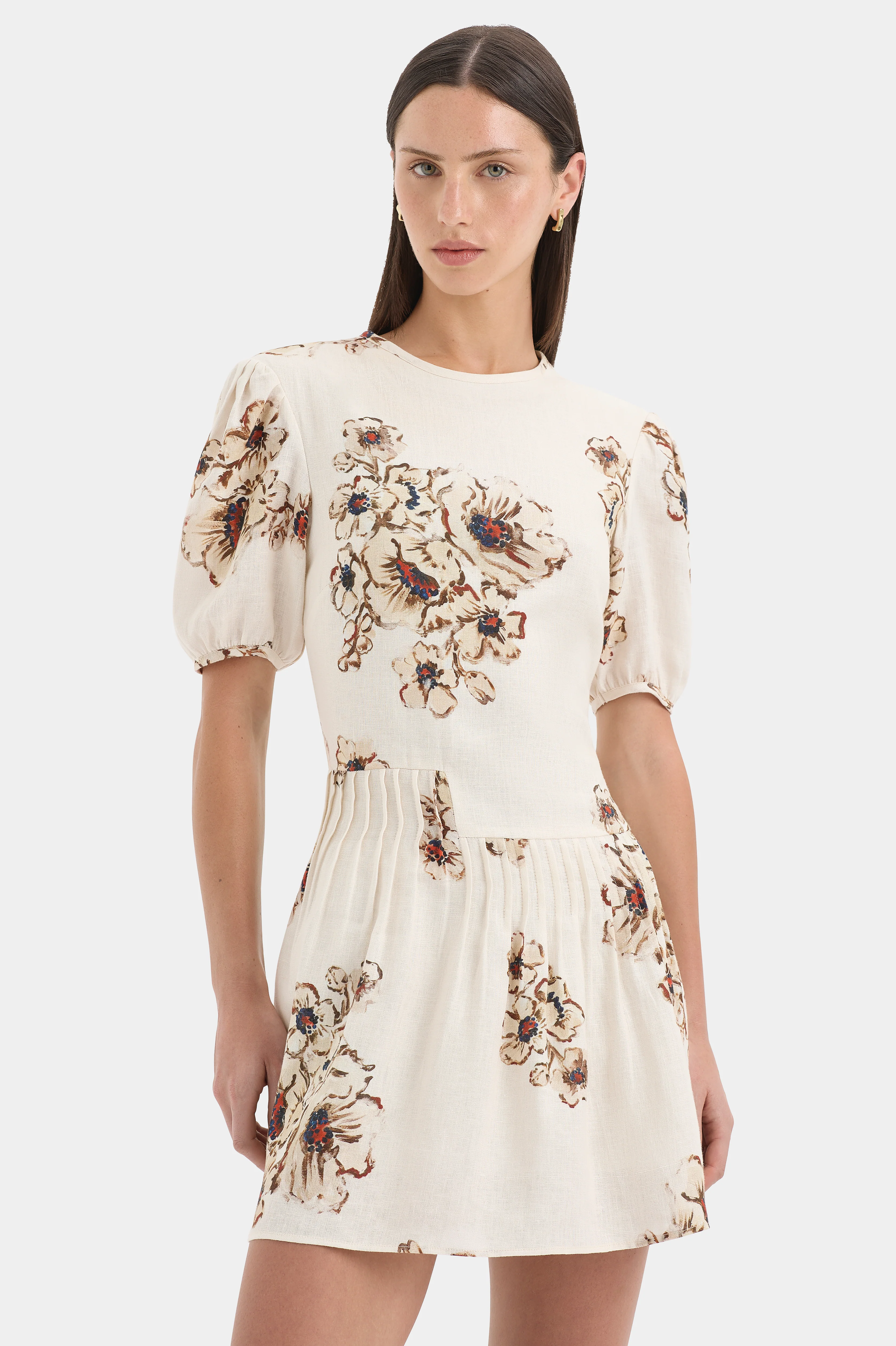 Freja Puff Sleeve Mini Dress - Image 5