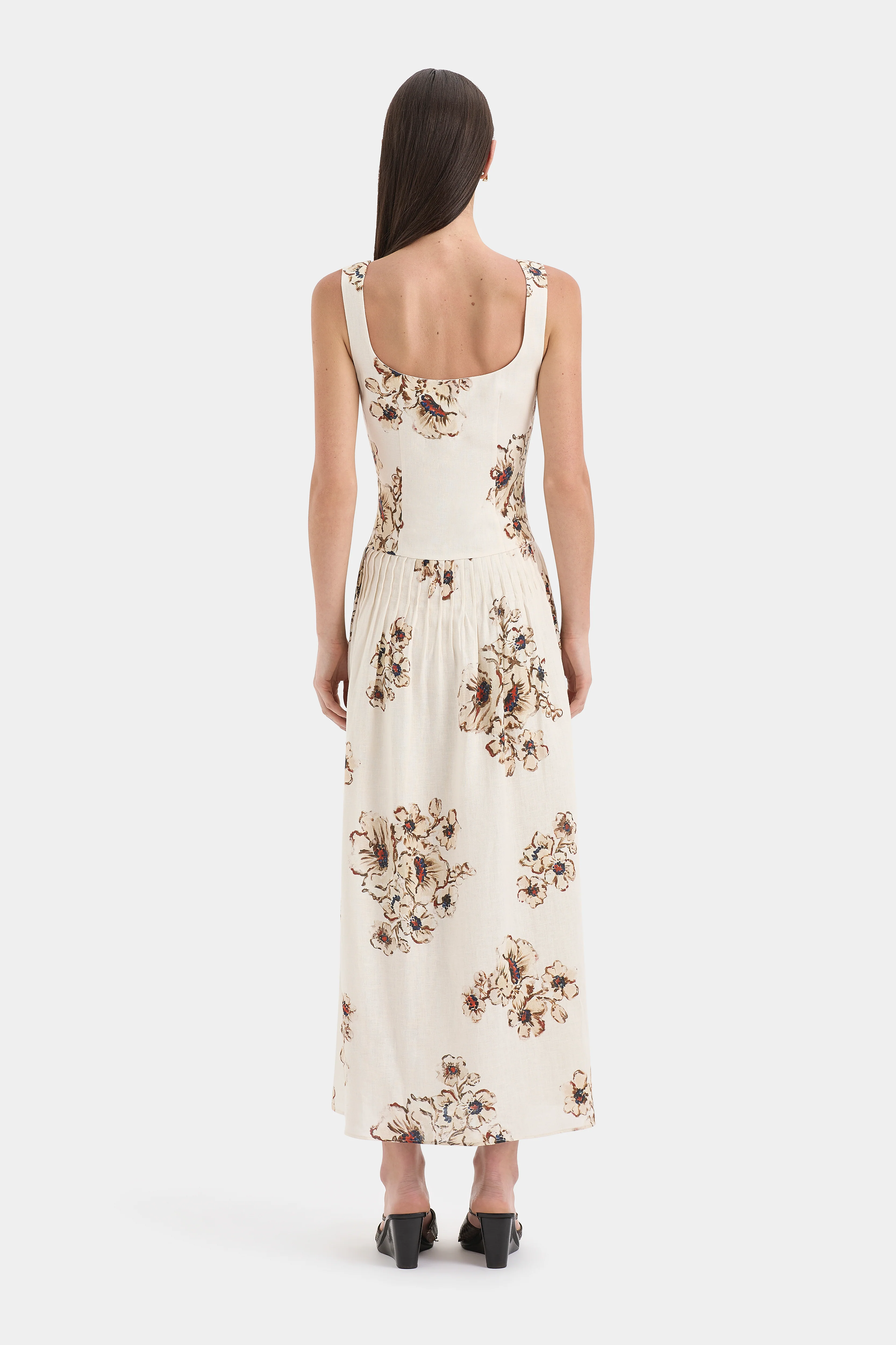 Freja Tiered Midi Dress - Image 2
