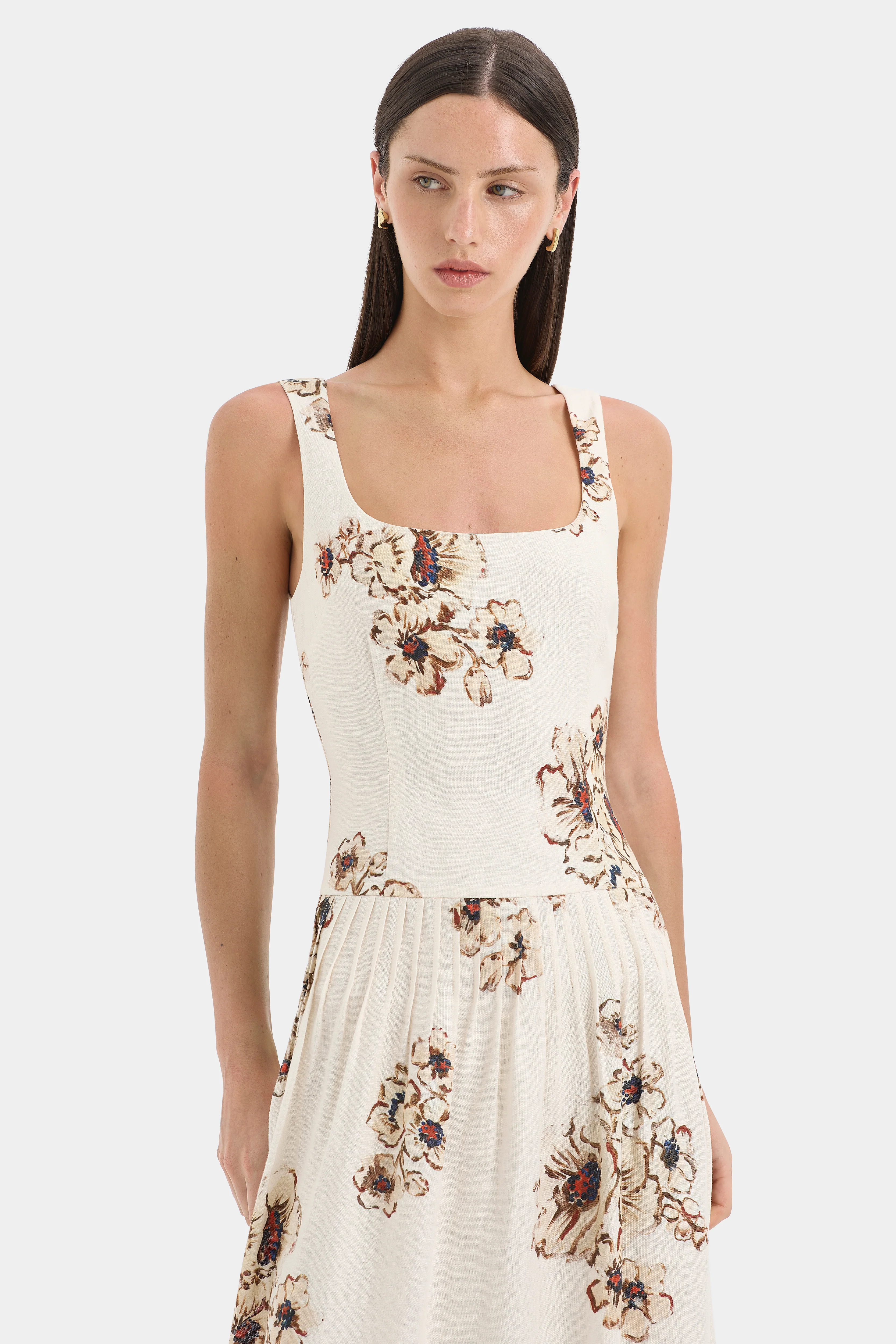 Freja Tiered Midi Dress - Image 5