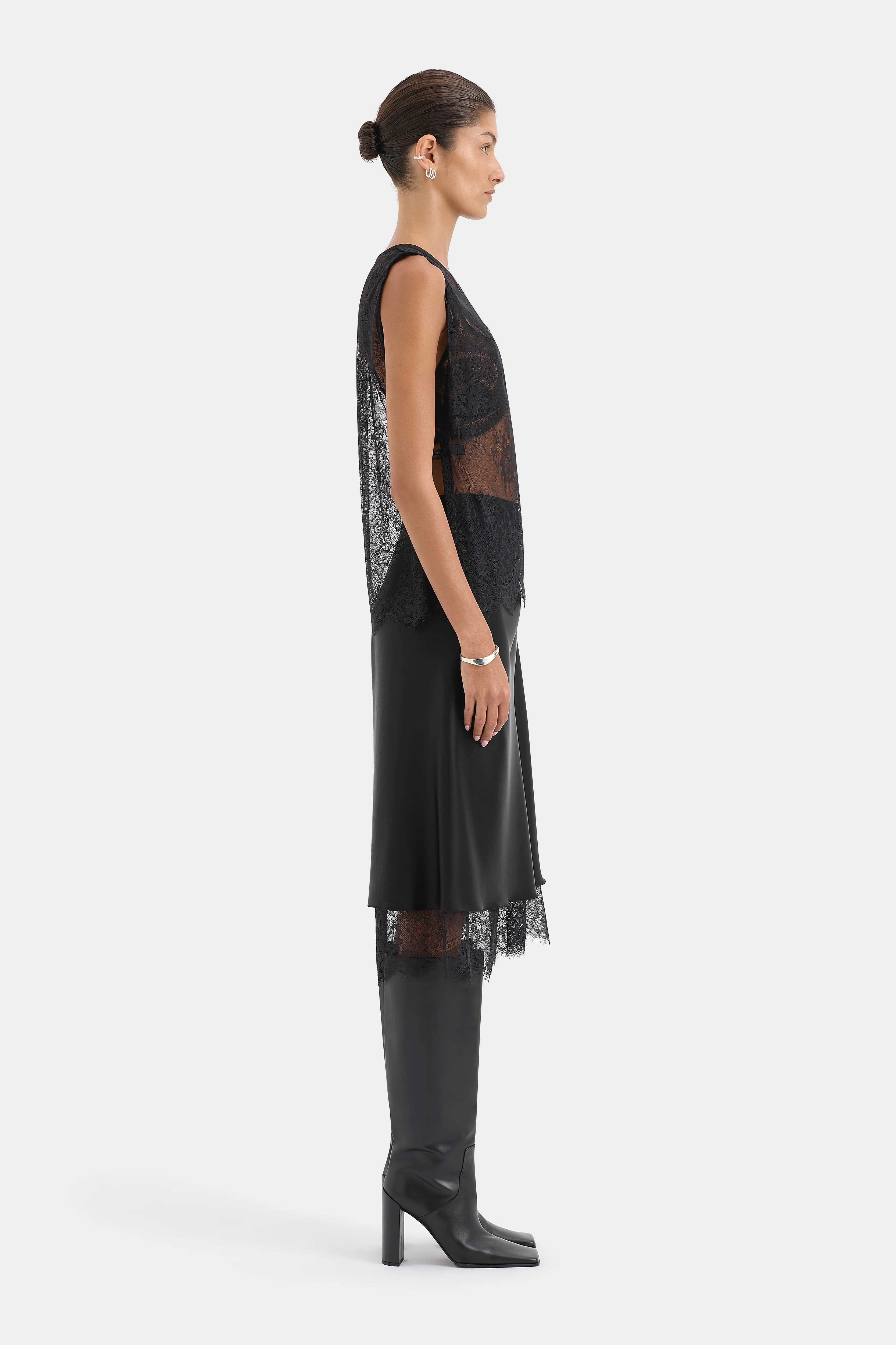 Ingrid Lace Midi Skirt - Image 4