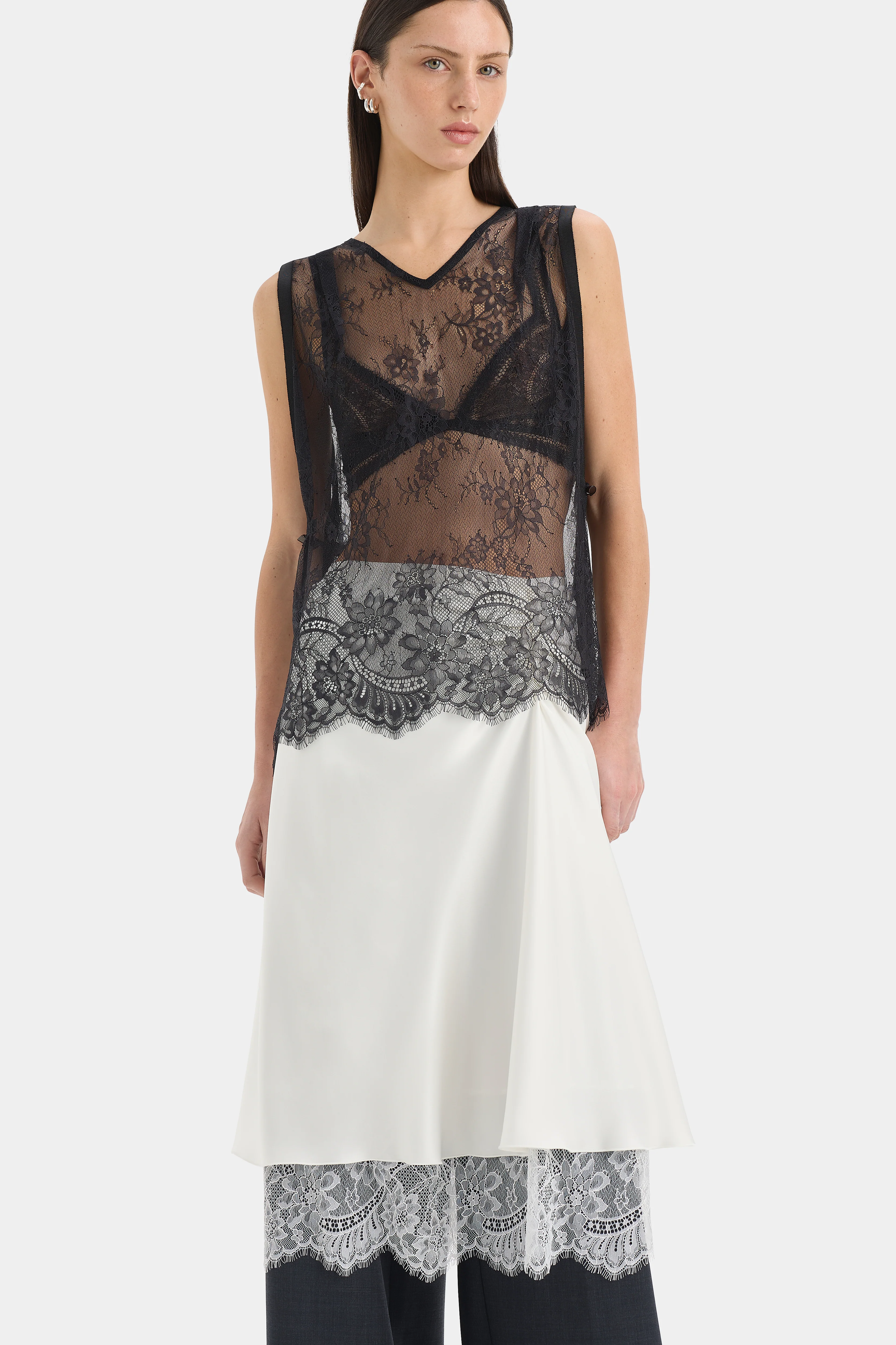 Ingrid Lace Midi Skirt - Image 11