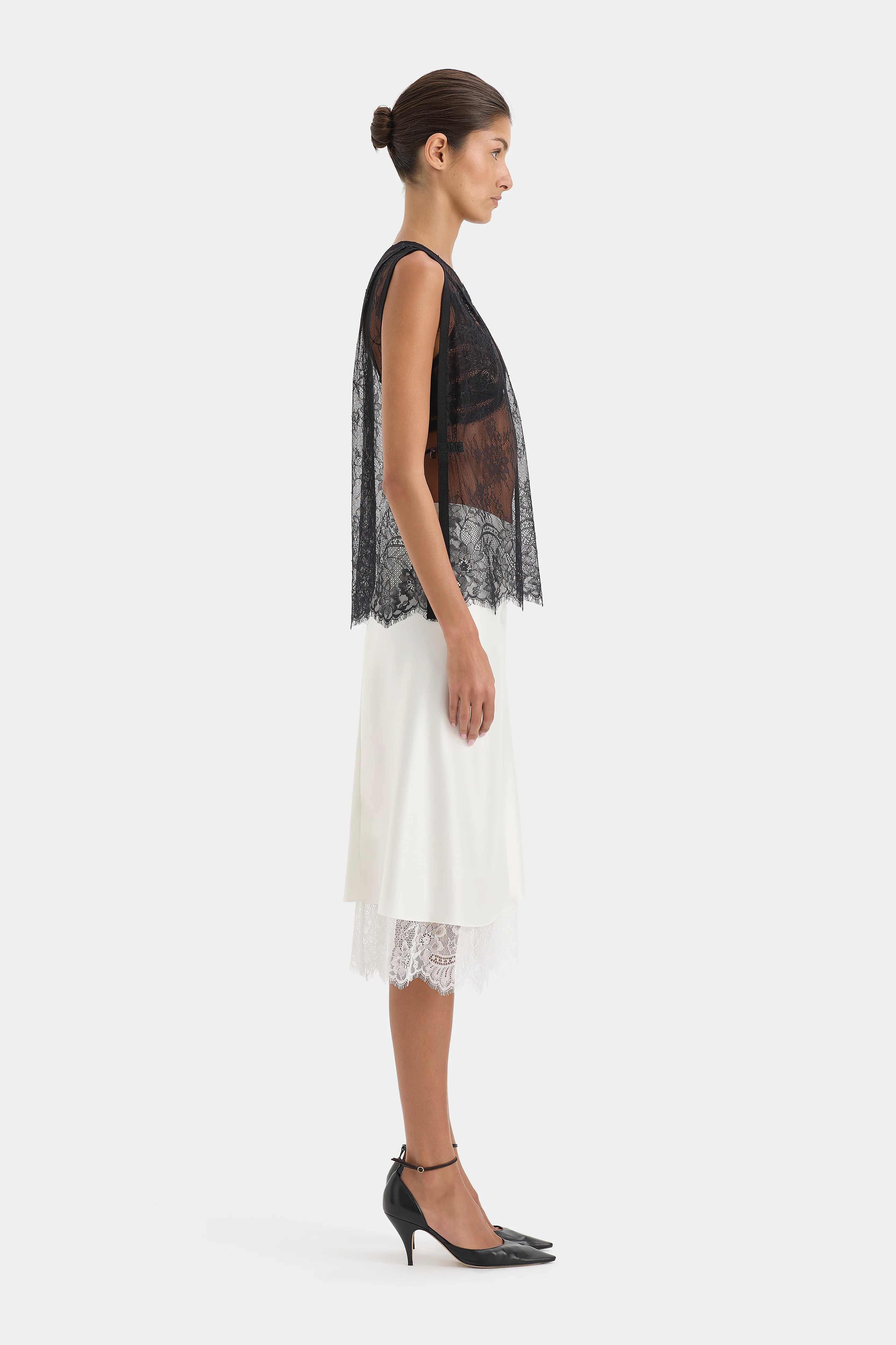 Ingrid Lace Midi Skirt - Image 4
