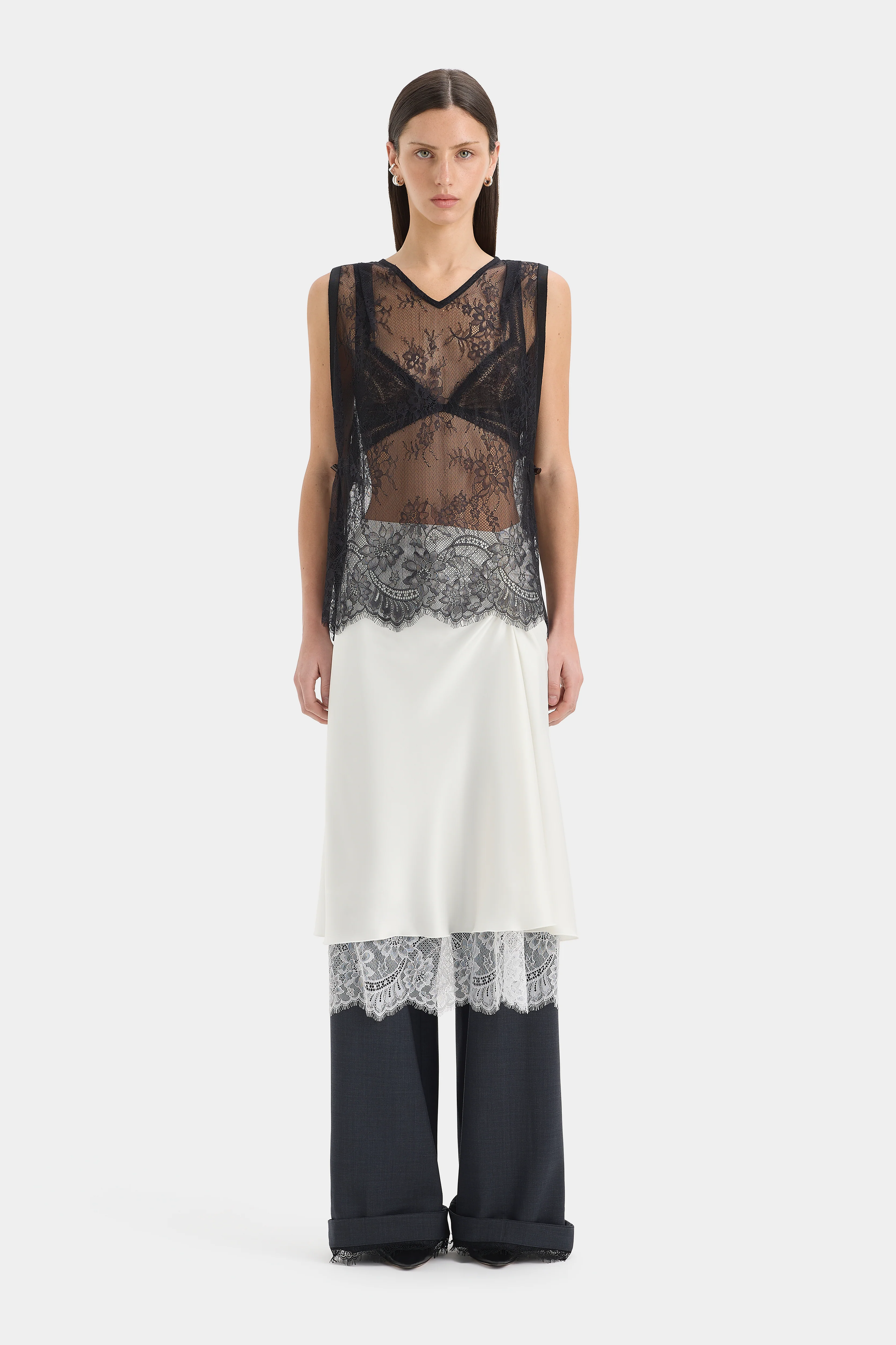 Ingrid Lace Midi Skirt - Image 7