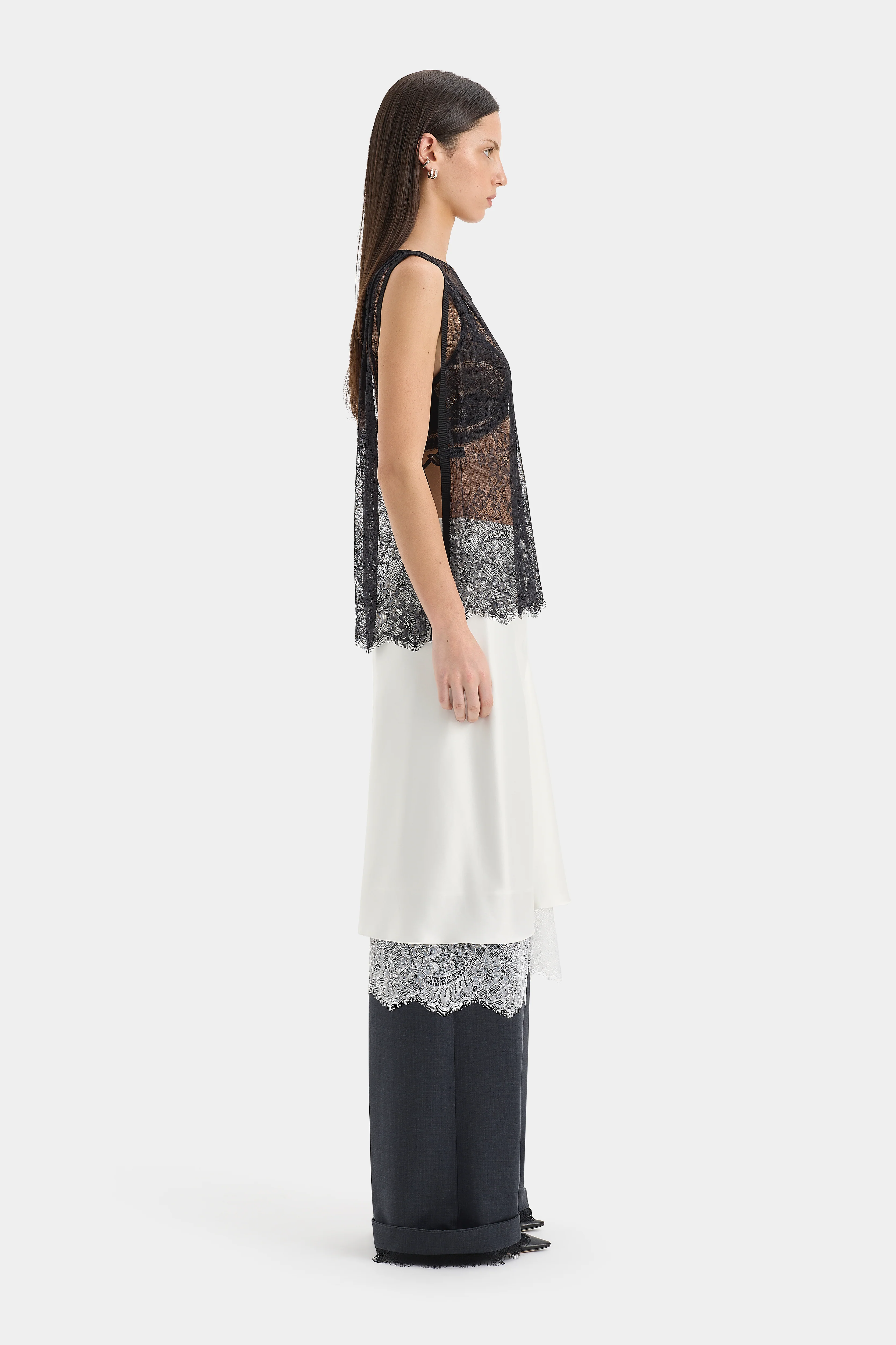 Ingrid Lace Midi Skirt - Image 9