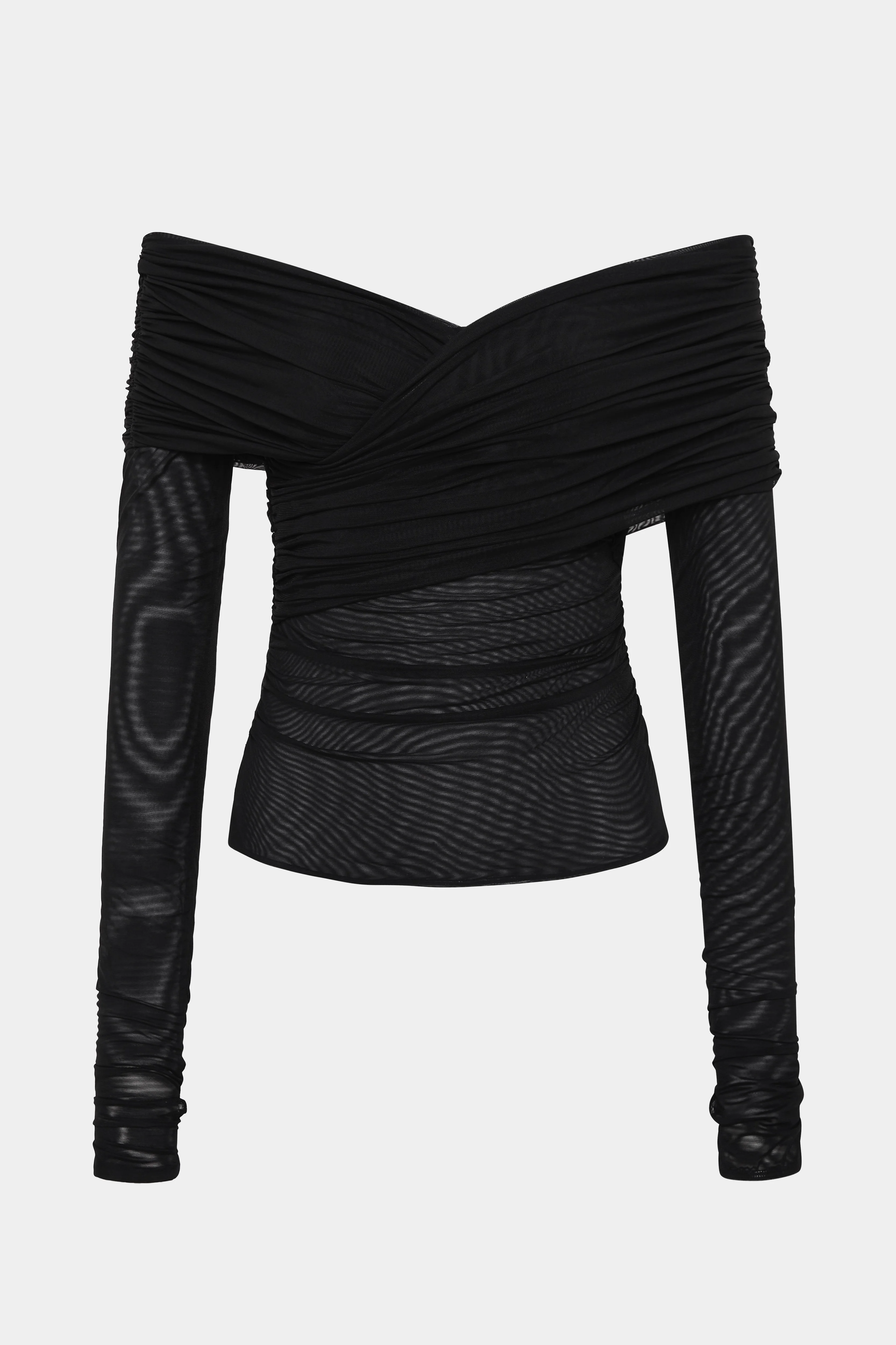 Jacques Gathered Long Sleeve Top - Image 6