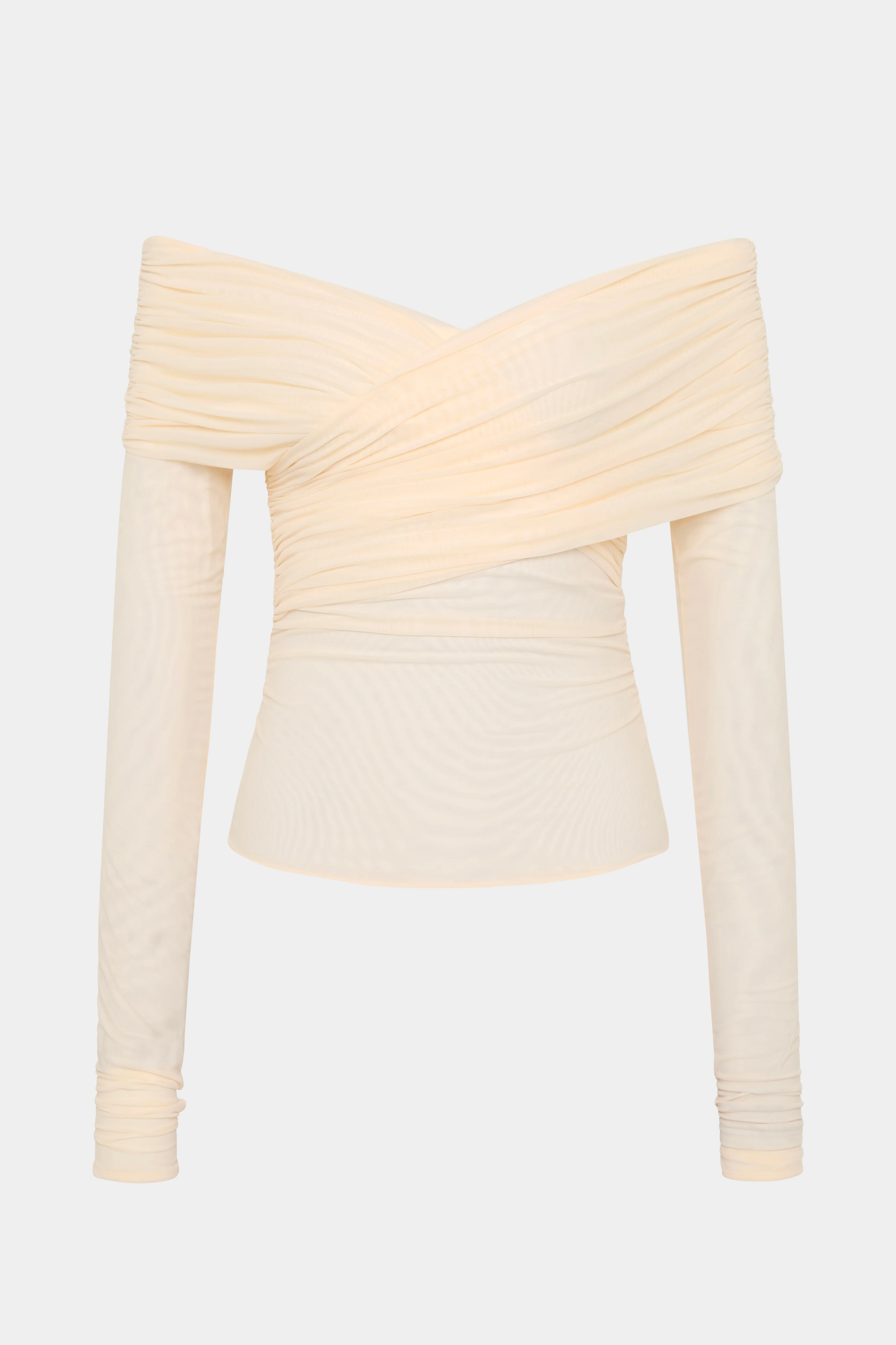 Jacques Gathered Long Sleeve Top - Image 7