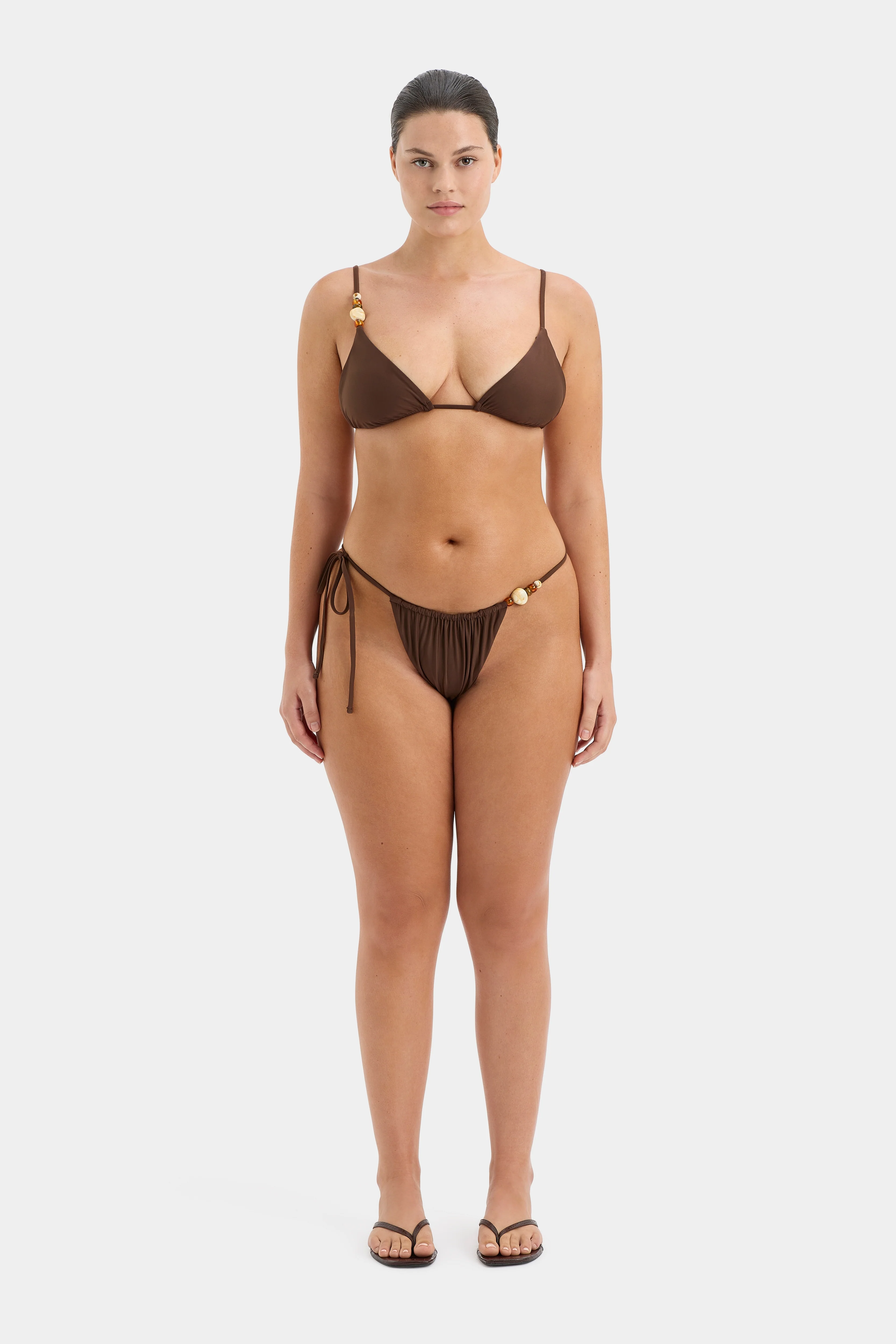 Jeanne Beaded String Triangle Top - Image 6