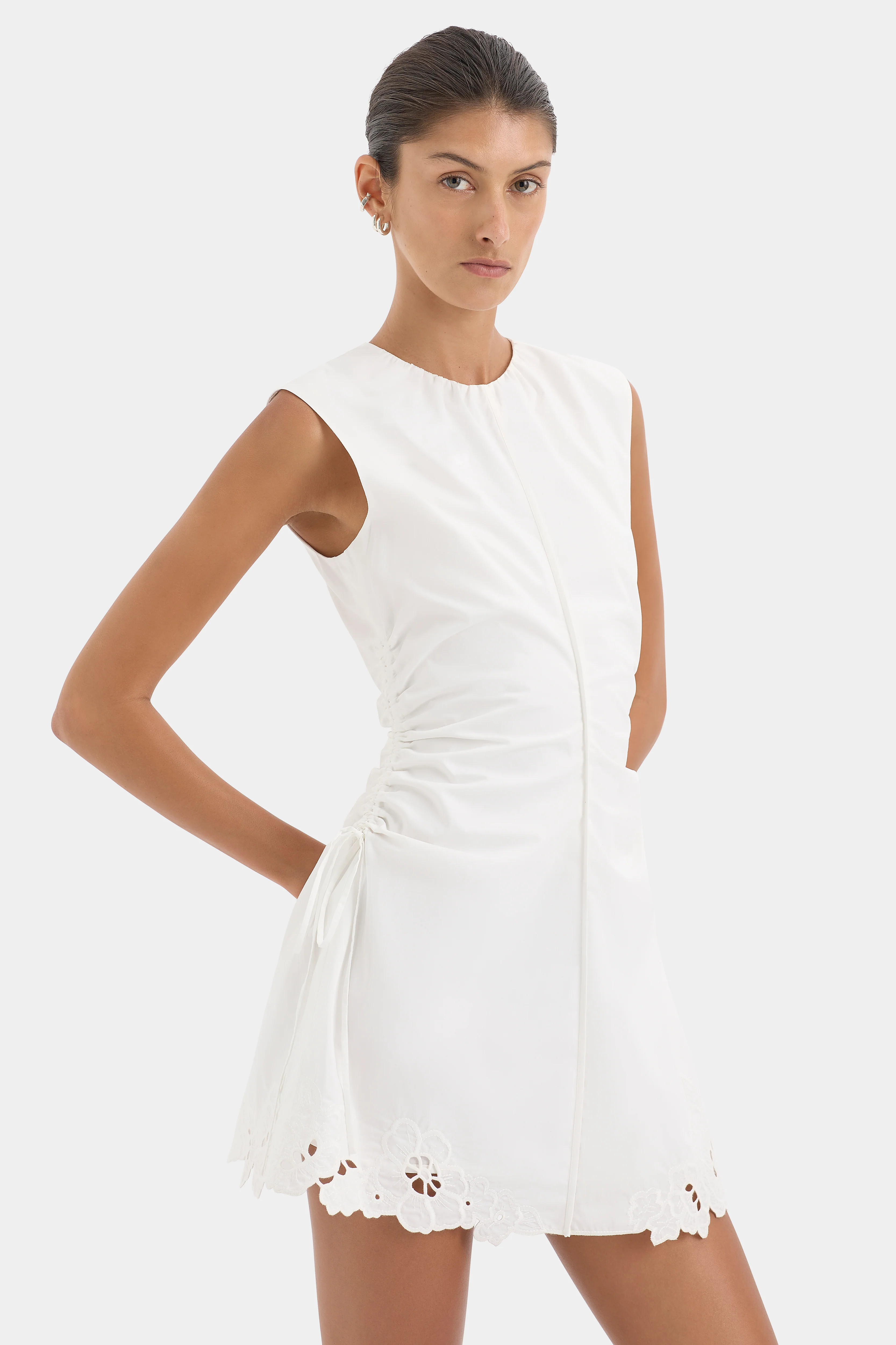 Klara Ruched Mini Dress - Image 5