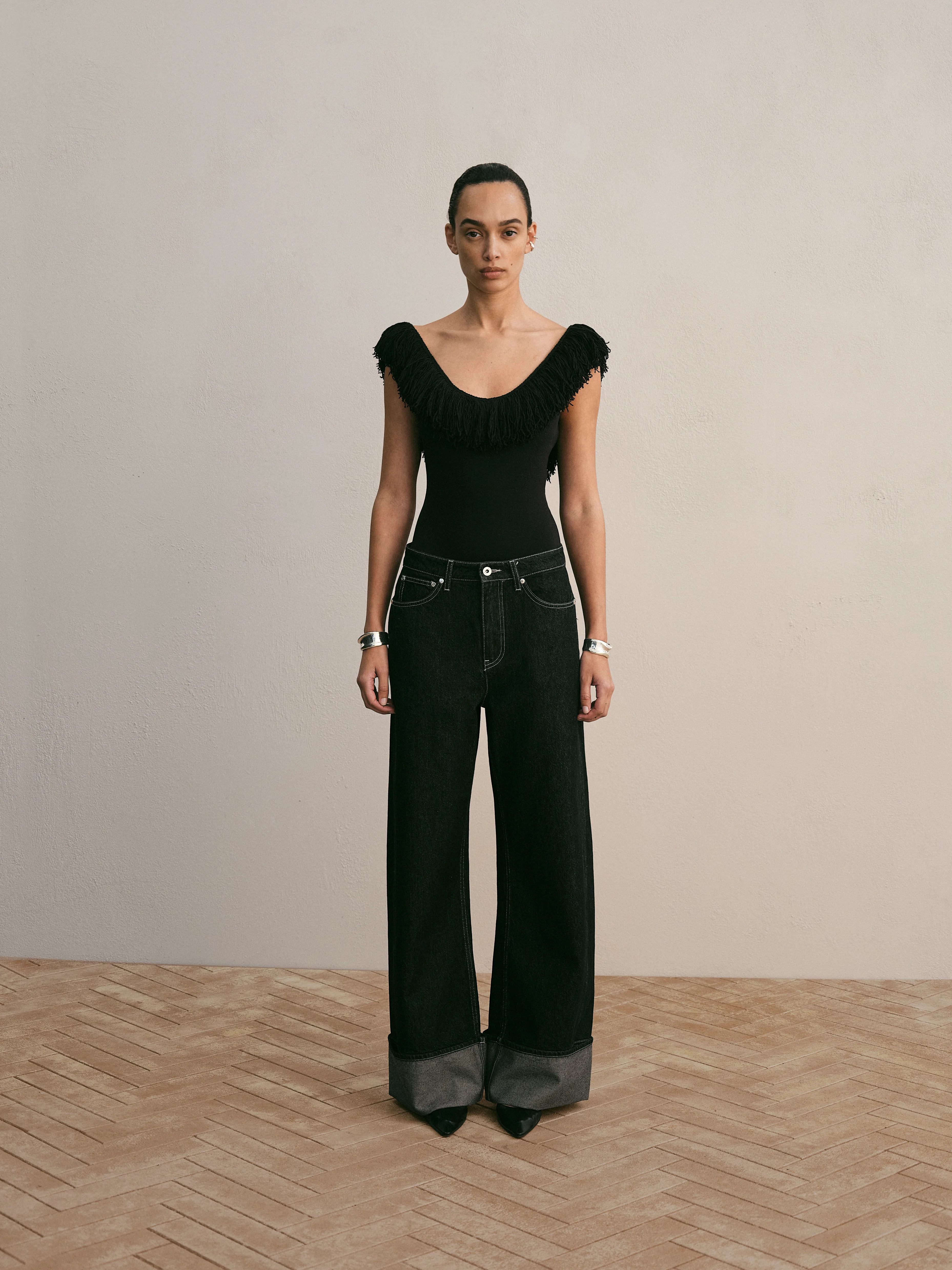 Marcelline Fringe Bodysuit - Image 5