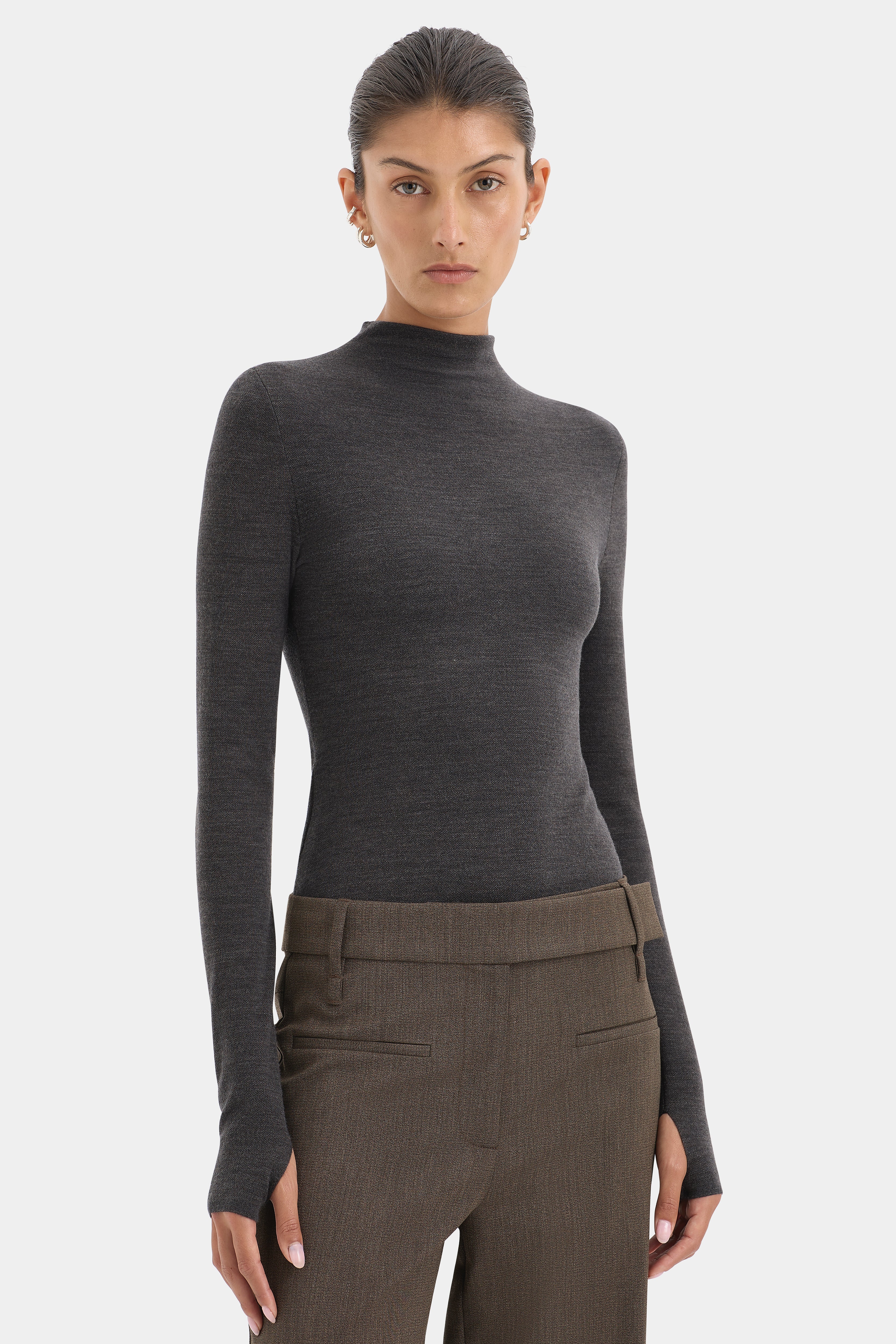 Mikkel Zip Long Sleeve Top - Image 8