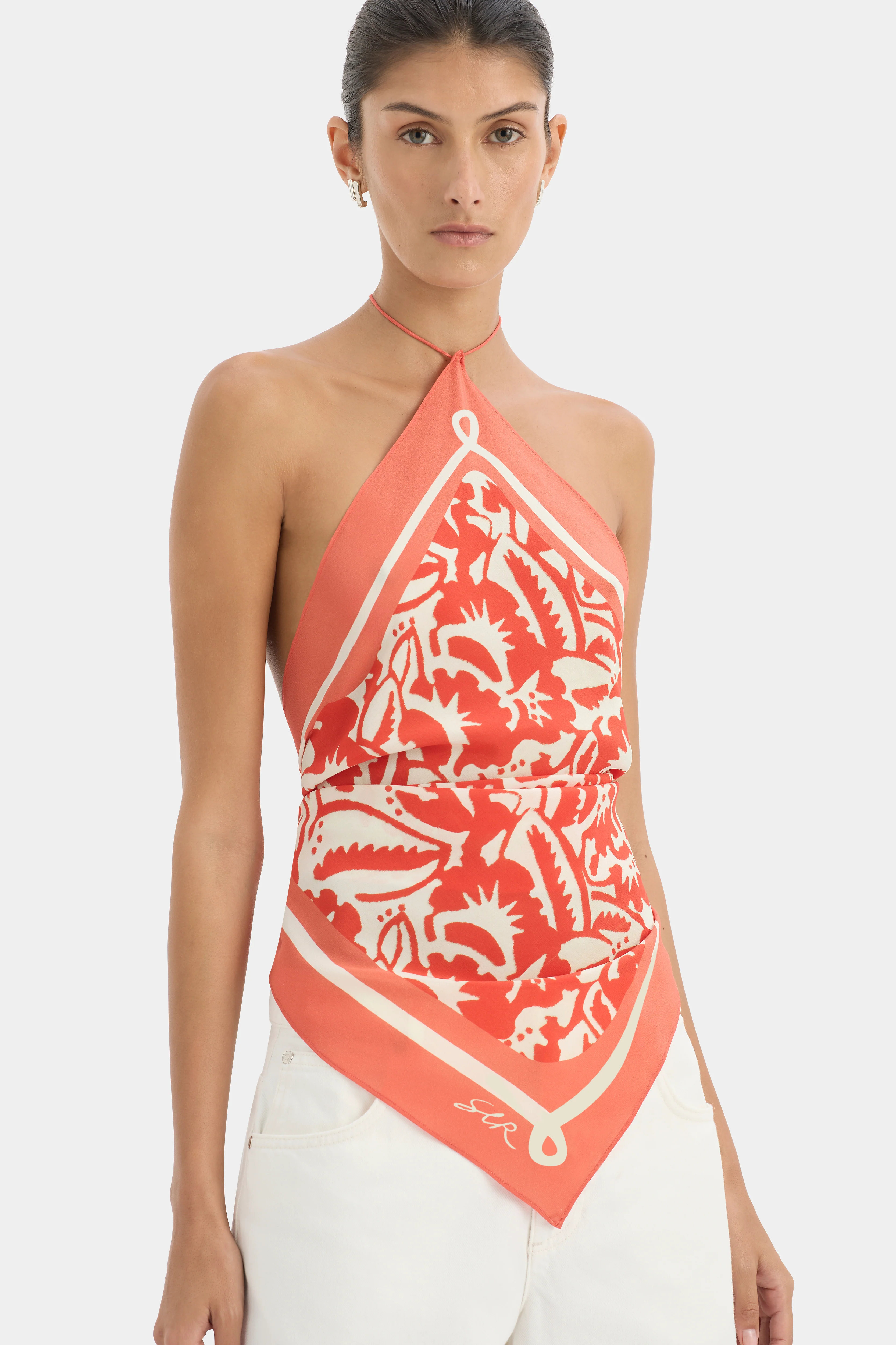 Palmera Scarf Top - Image 7