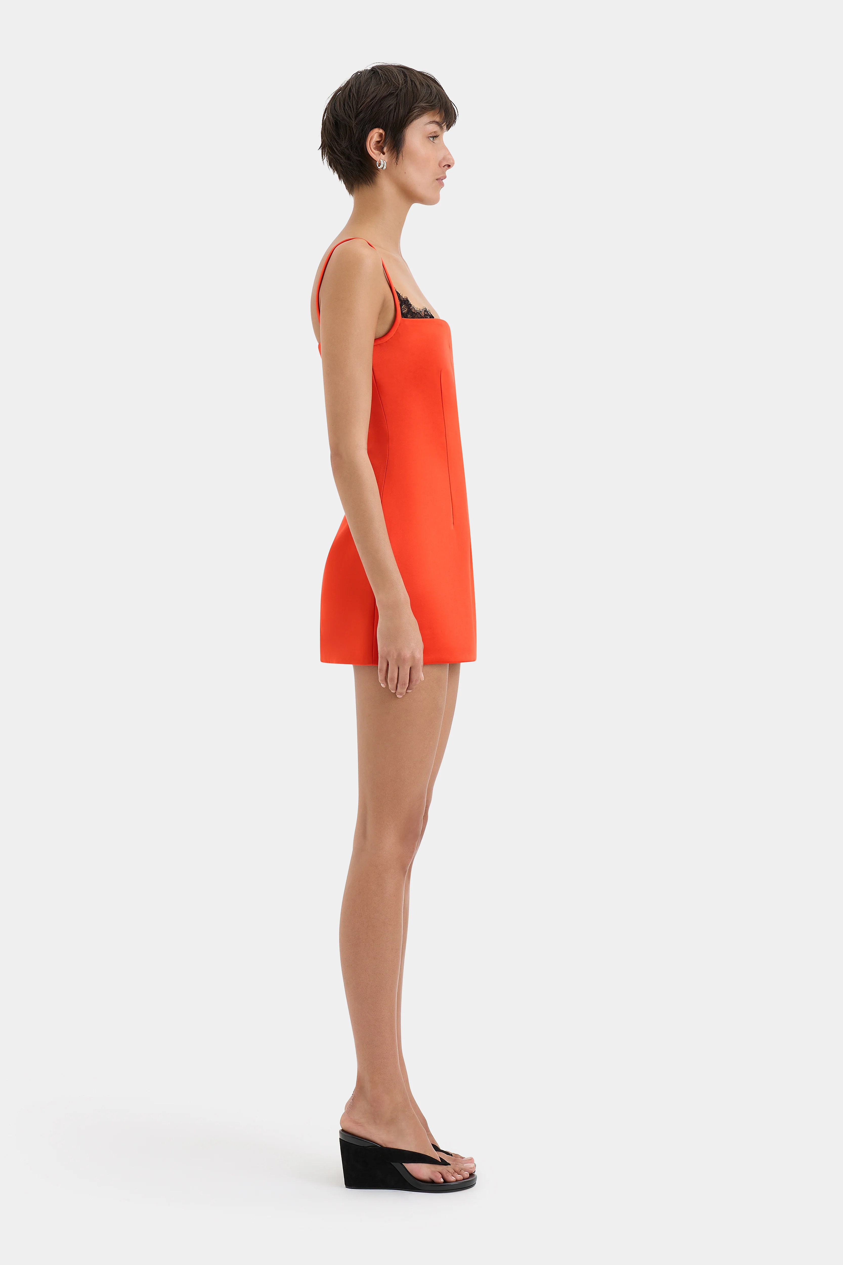 Poppy Contoured Mini Dress - Image 3