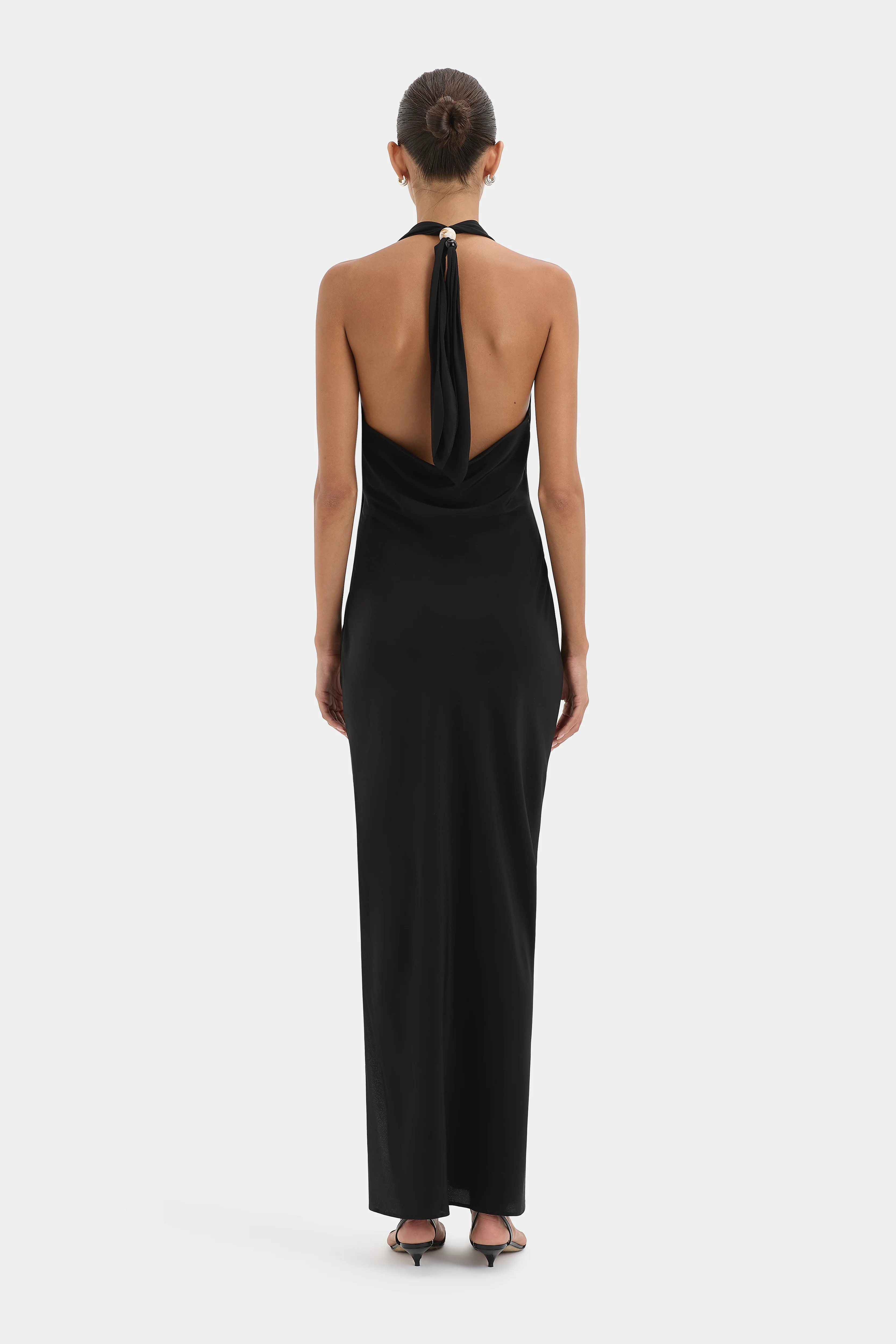 Rioja Halter Scarf Maxi Dress - Image 3