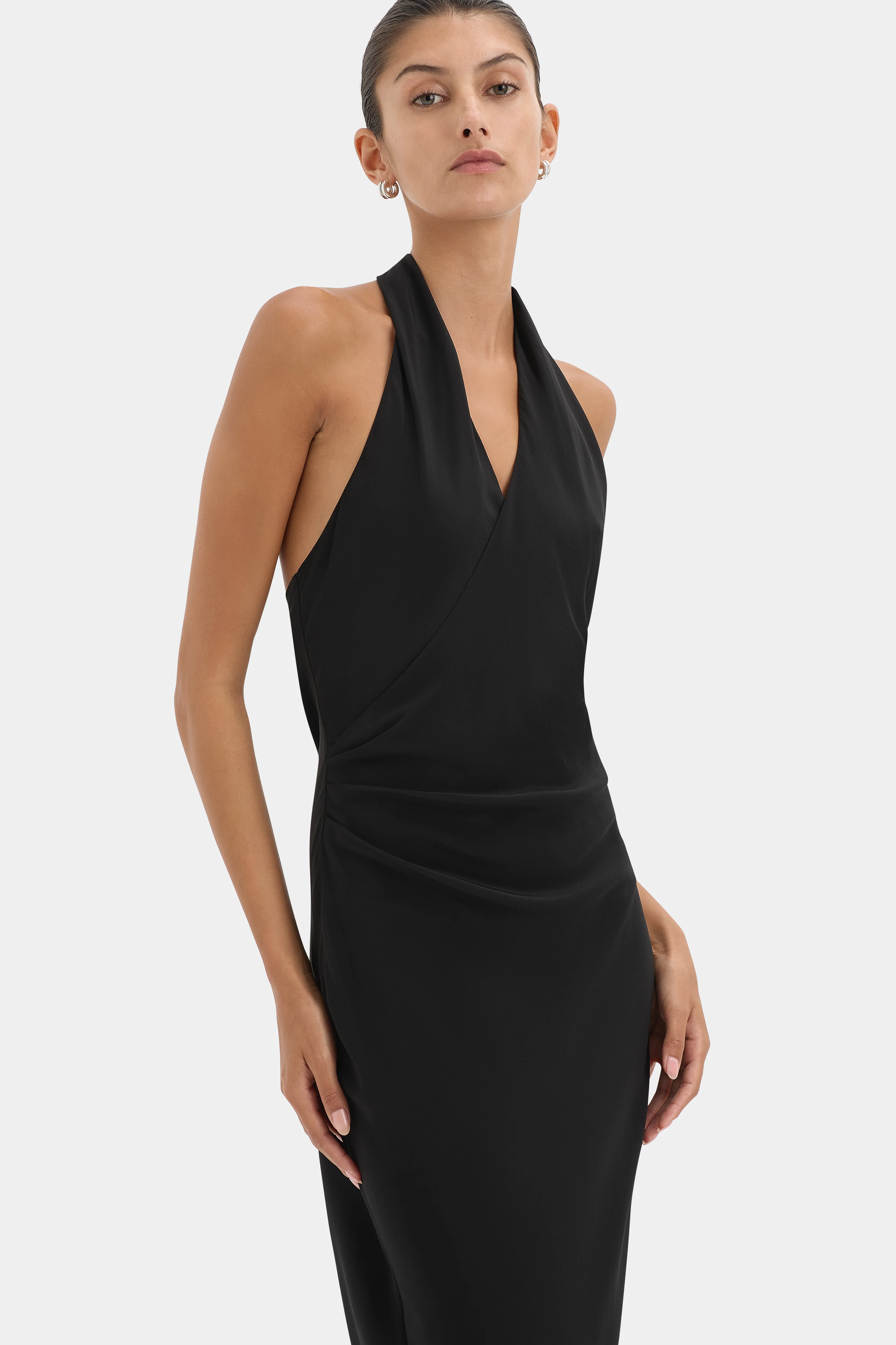 Rioja Halter Scarf Maxi Dress - Image 6