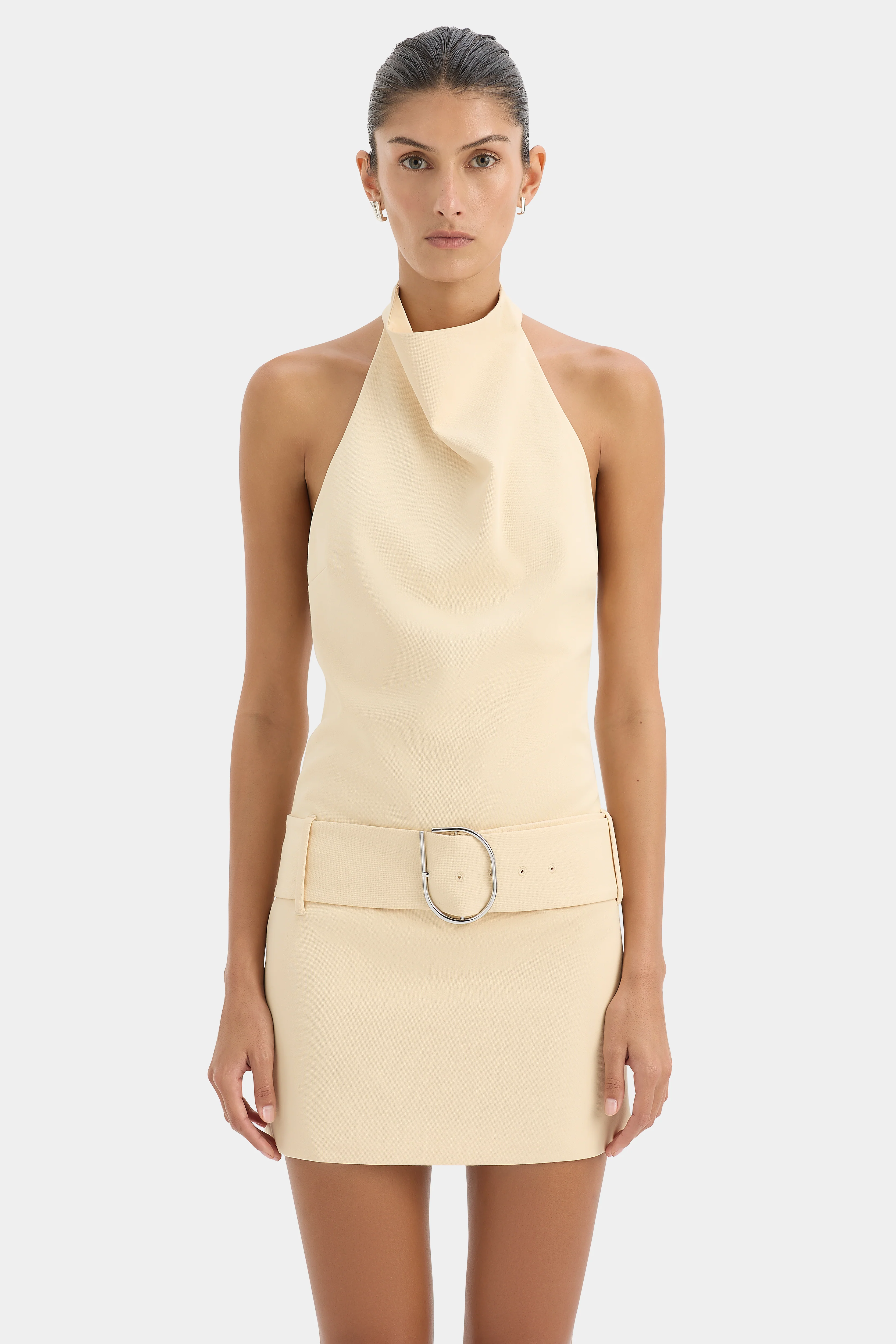 Sabina Belted Mini Dress - Image 5
