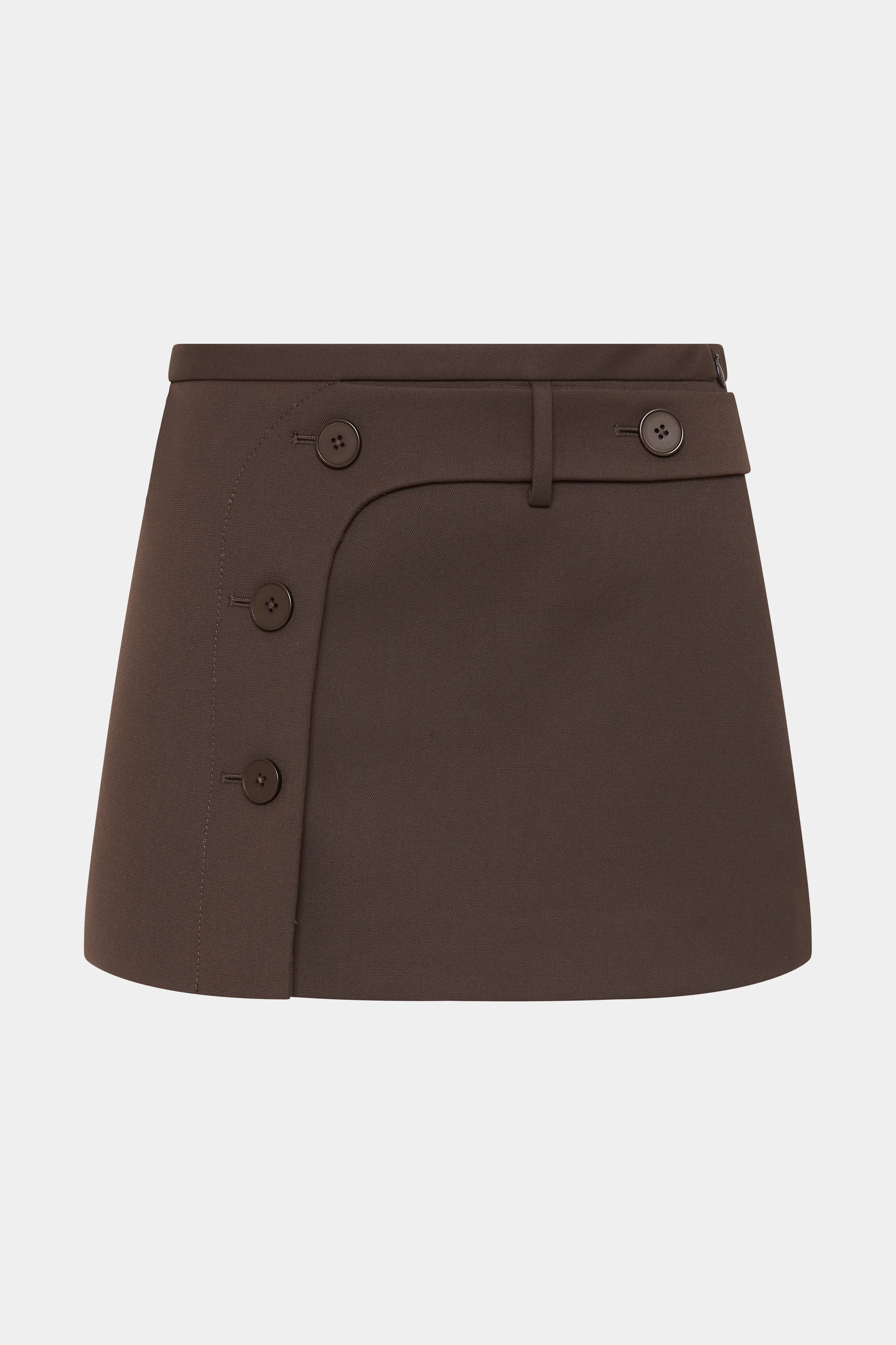 Sandrine Button Mini Skirt - Image 5
