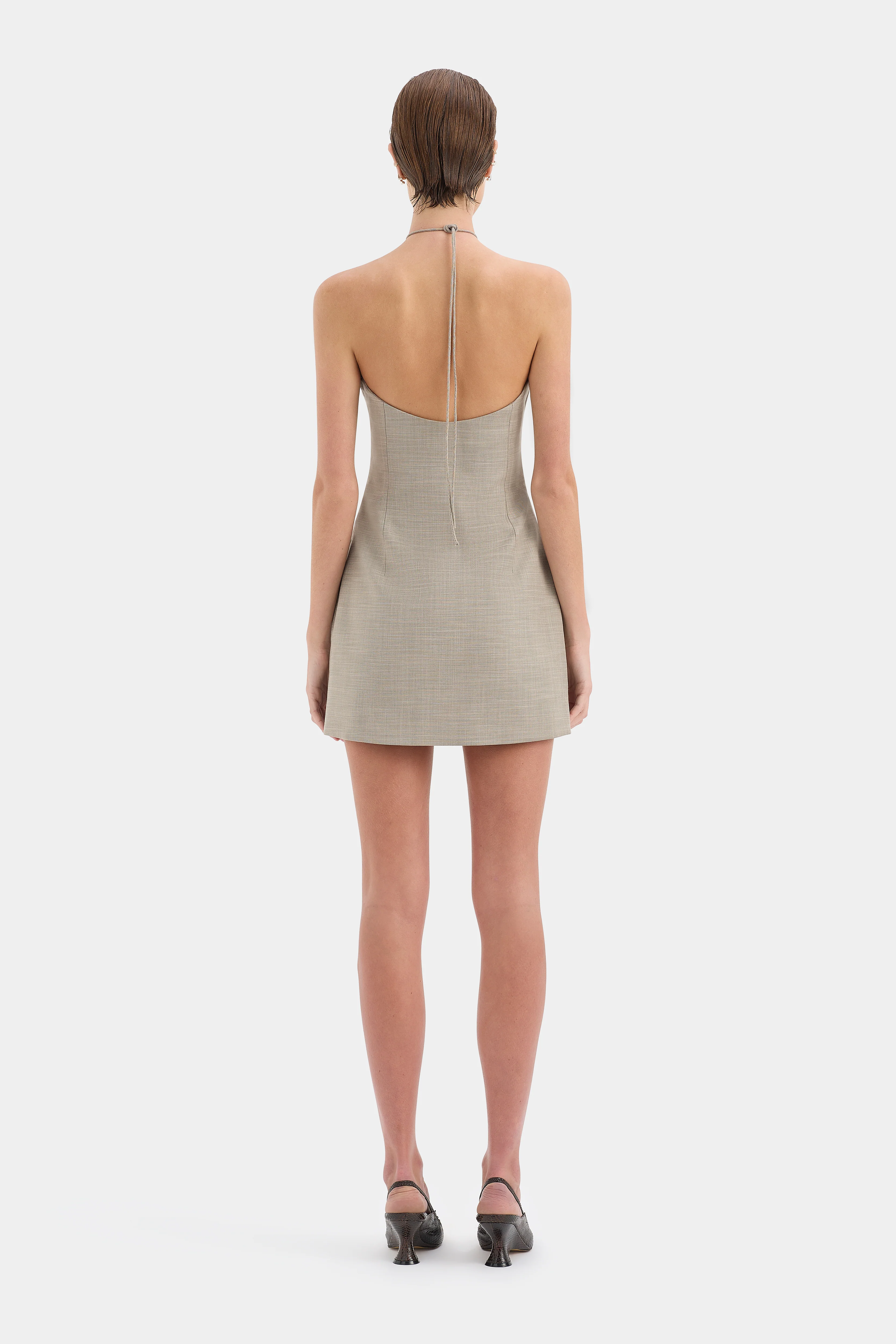 Solene Halter Mini Dress - Image 2