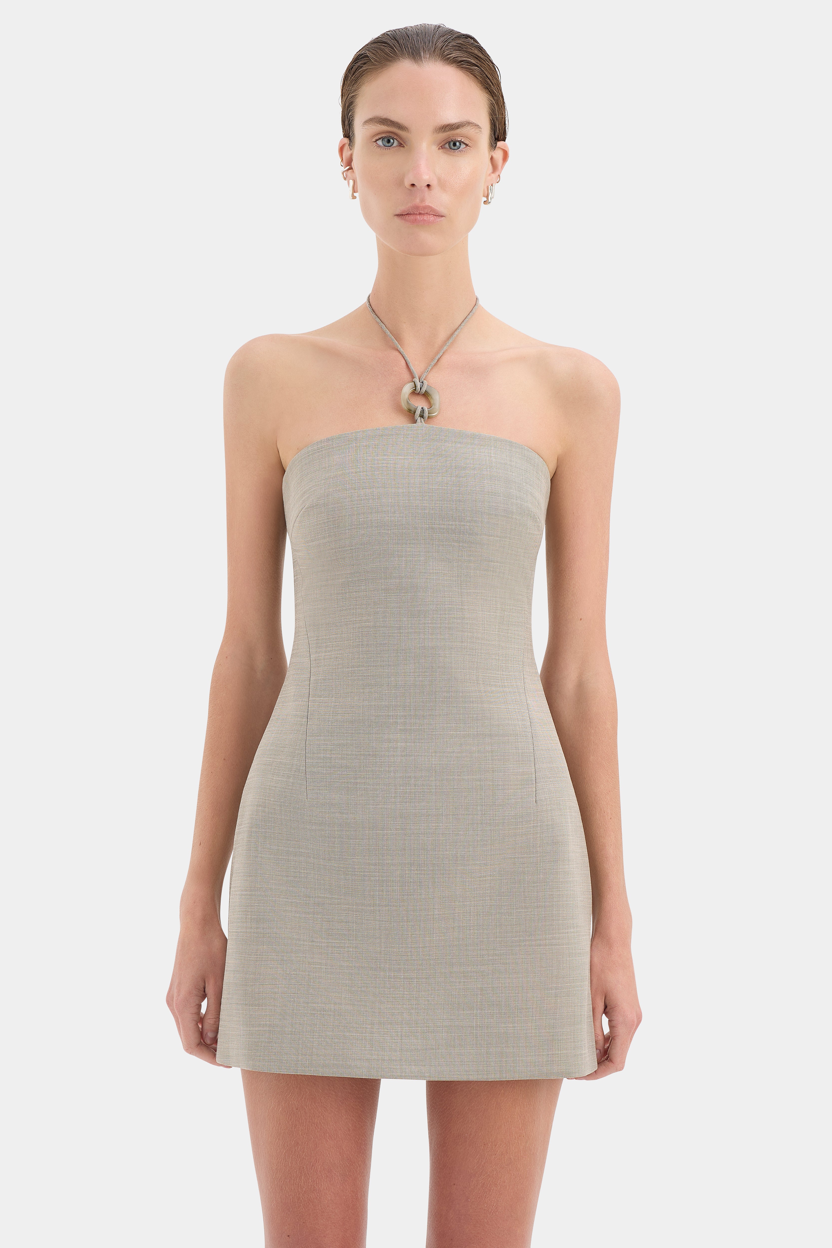 Solene Halter Mini Dress - Image 4