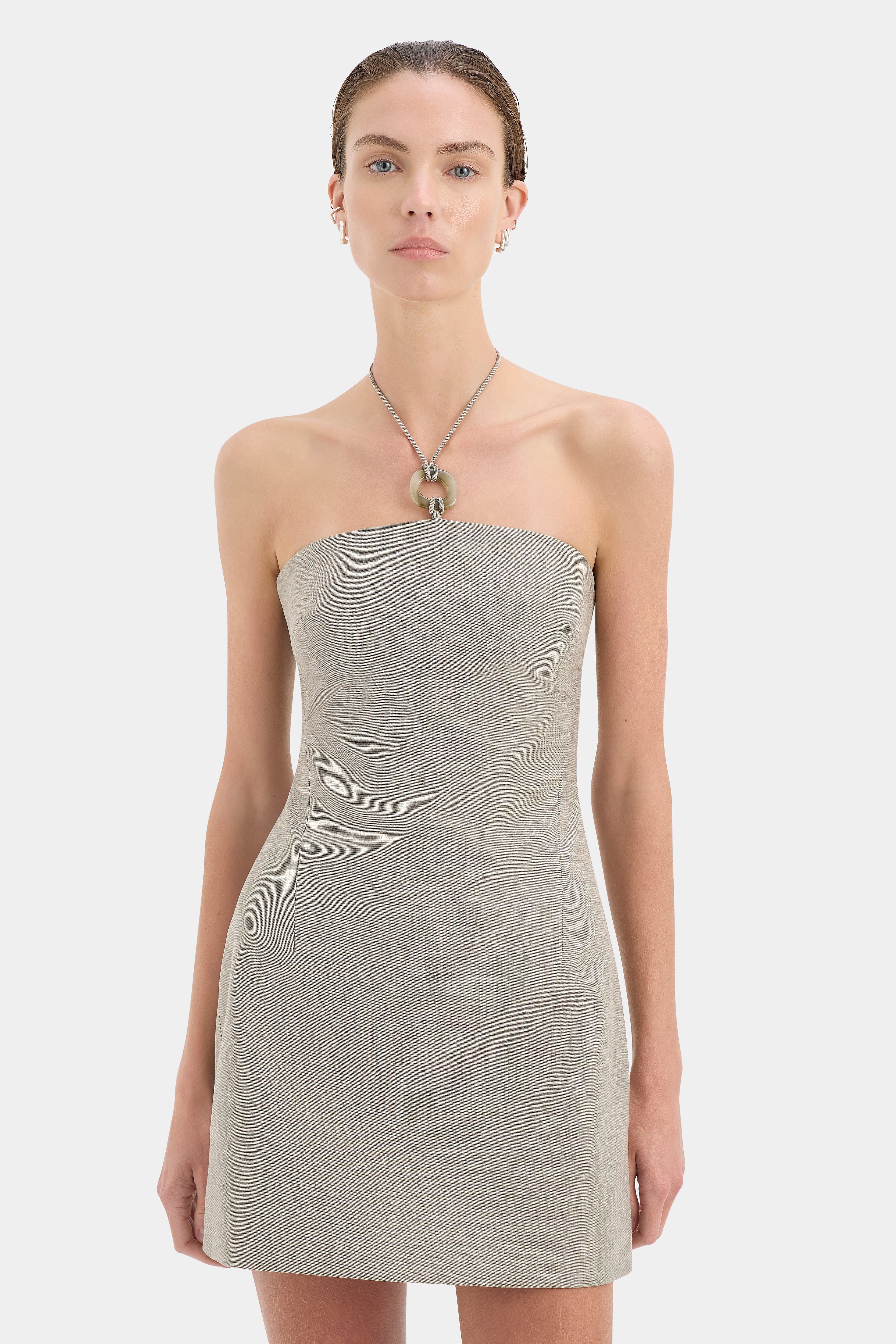 Solene Halter Mini Dress - Image 5