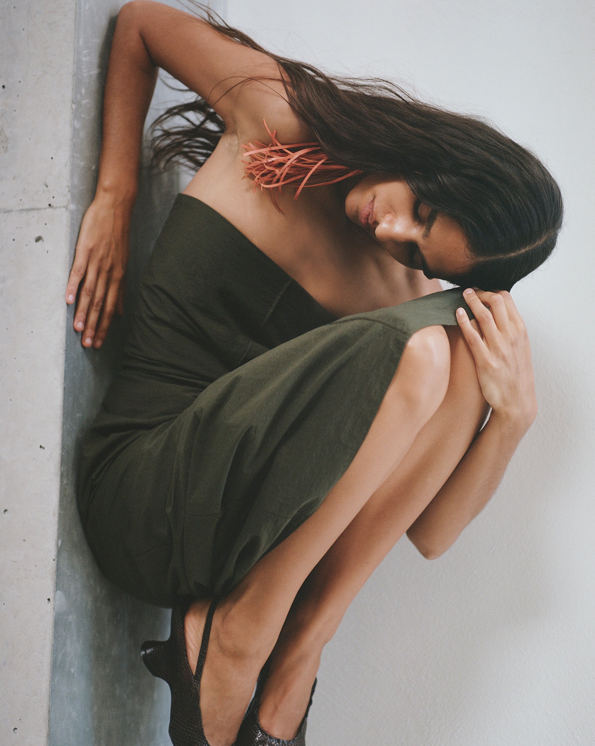 Sorel Strapless Midi Dress - Image 5