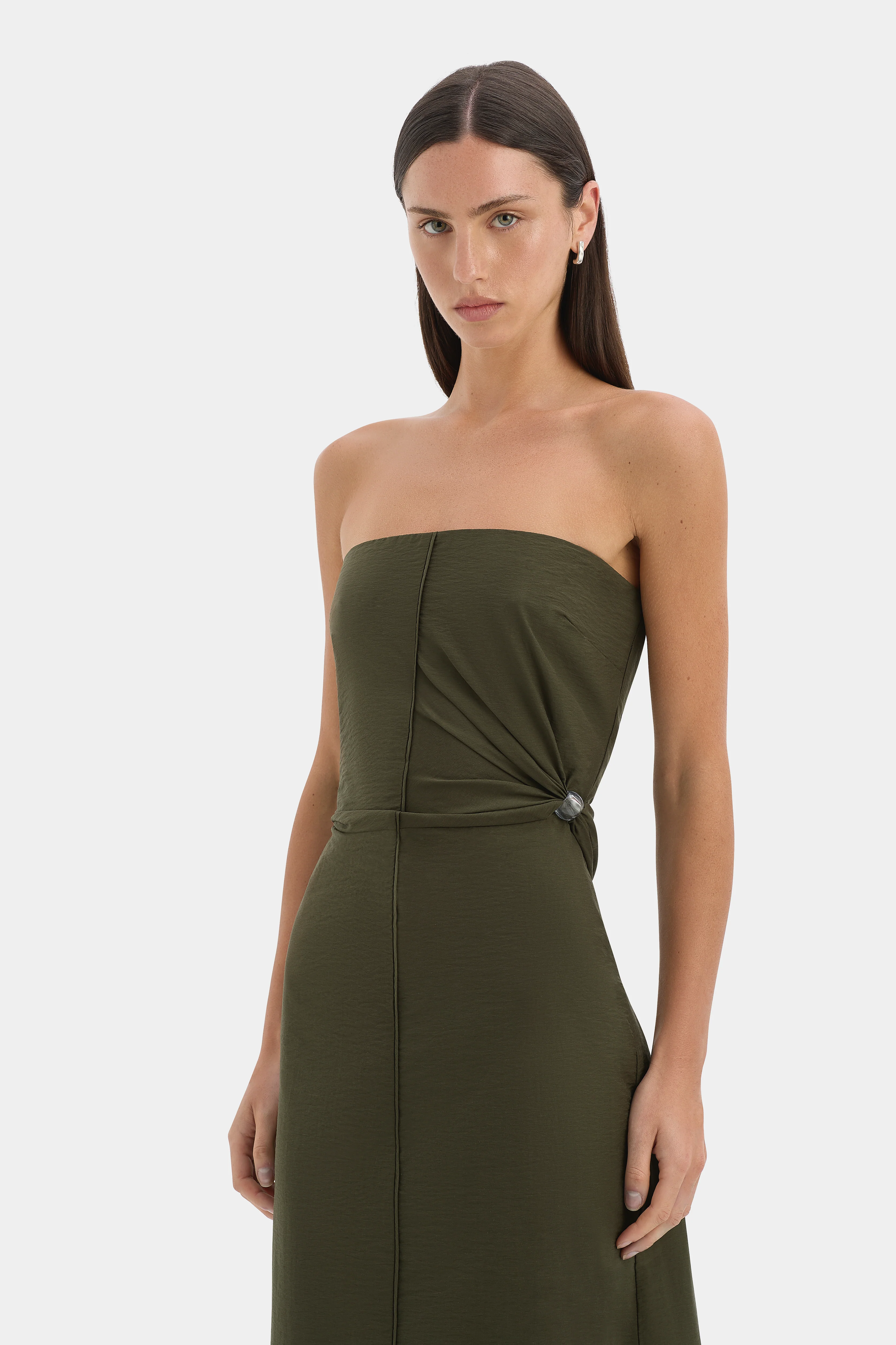 Sorel Strapless Midi Dress - Image 7