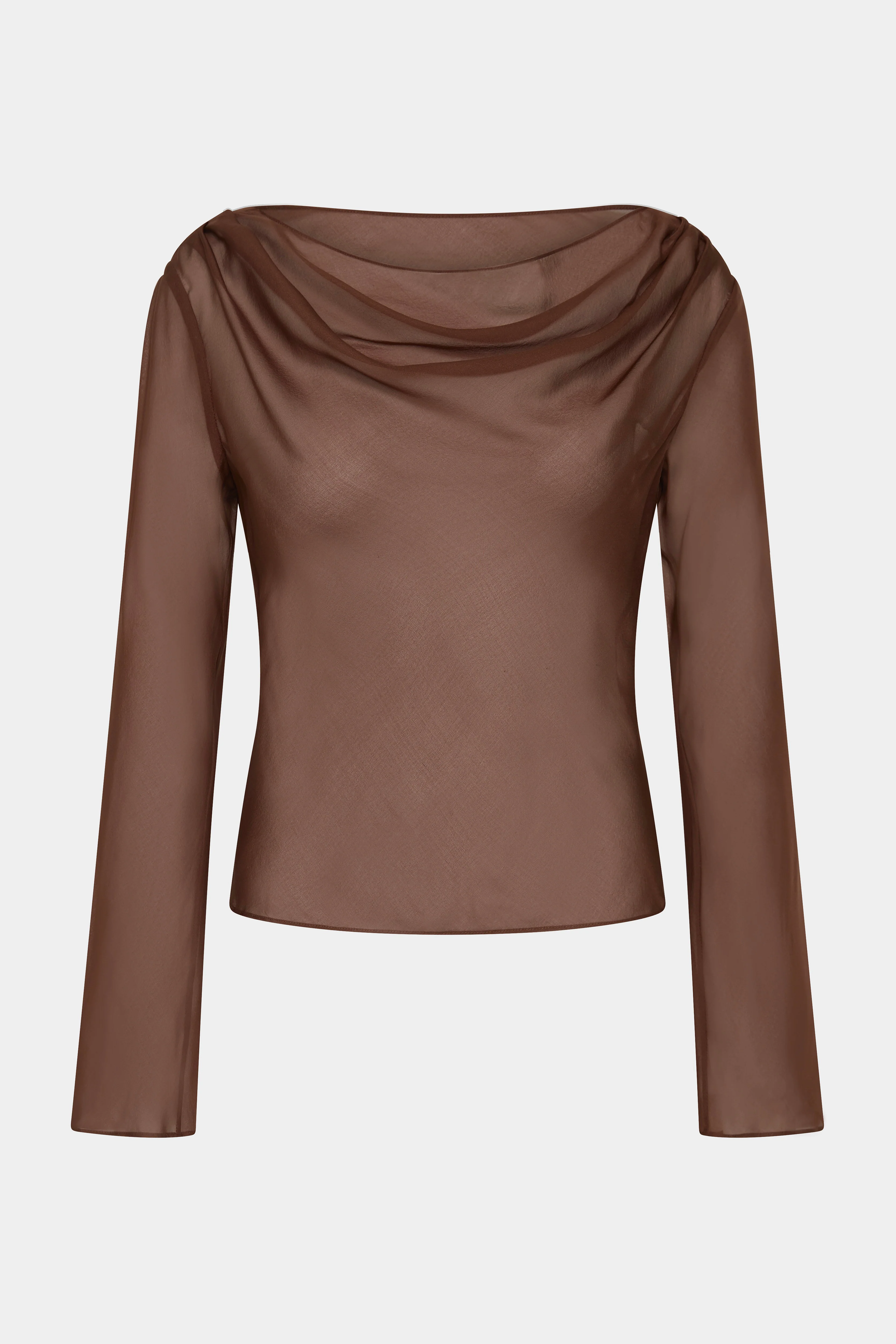 Strobe Long Sleeve Cowl Top - Image 6