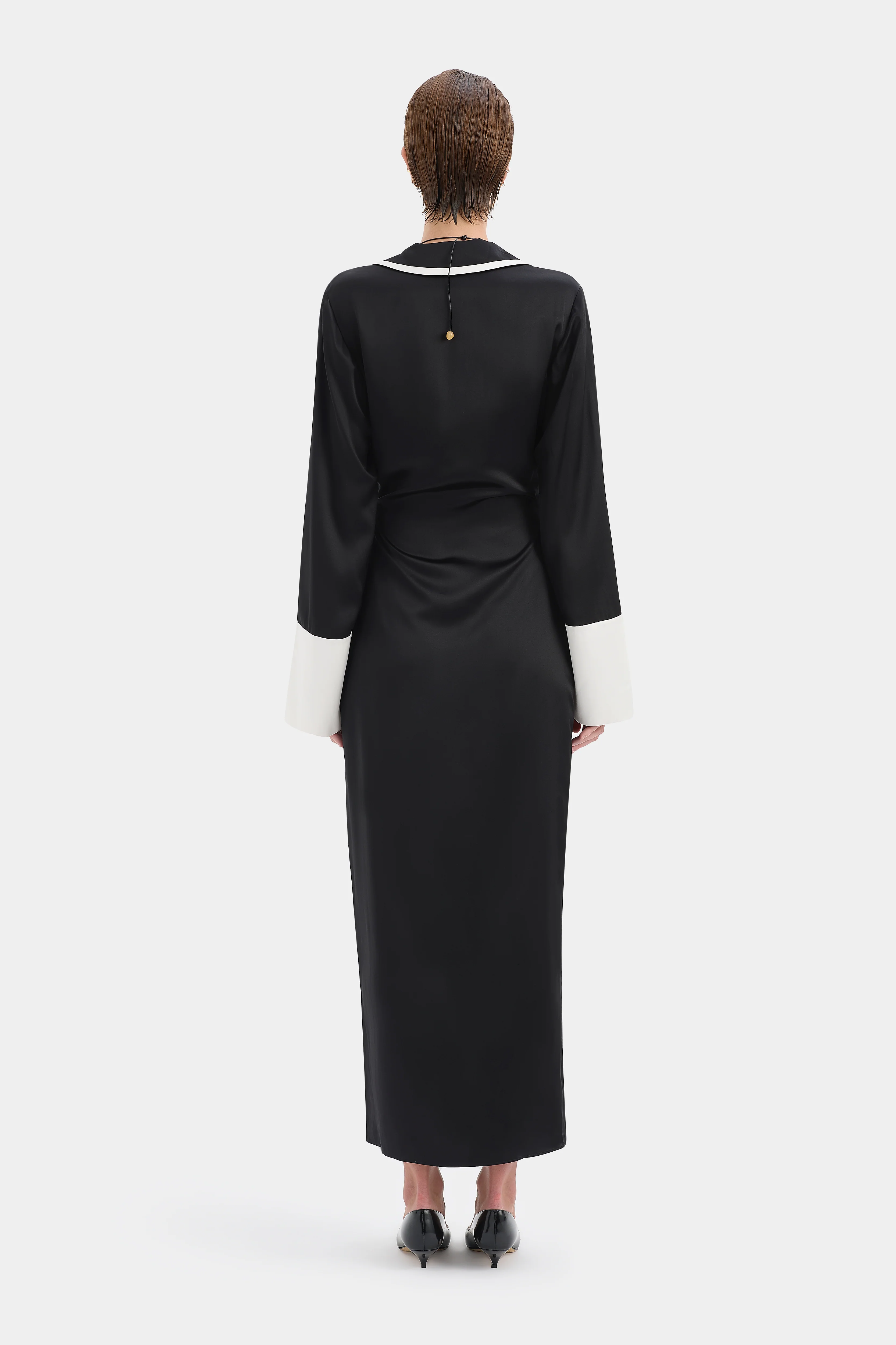 Yasmine Wrap Shirt Dress - Image 3