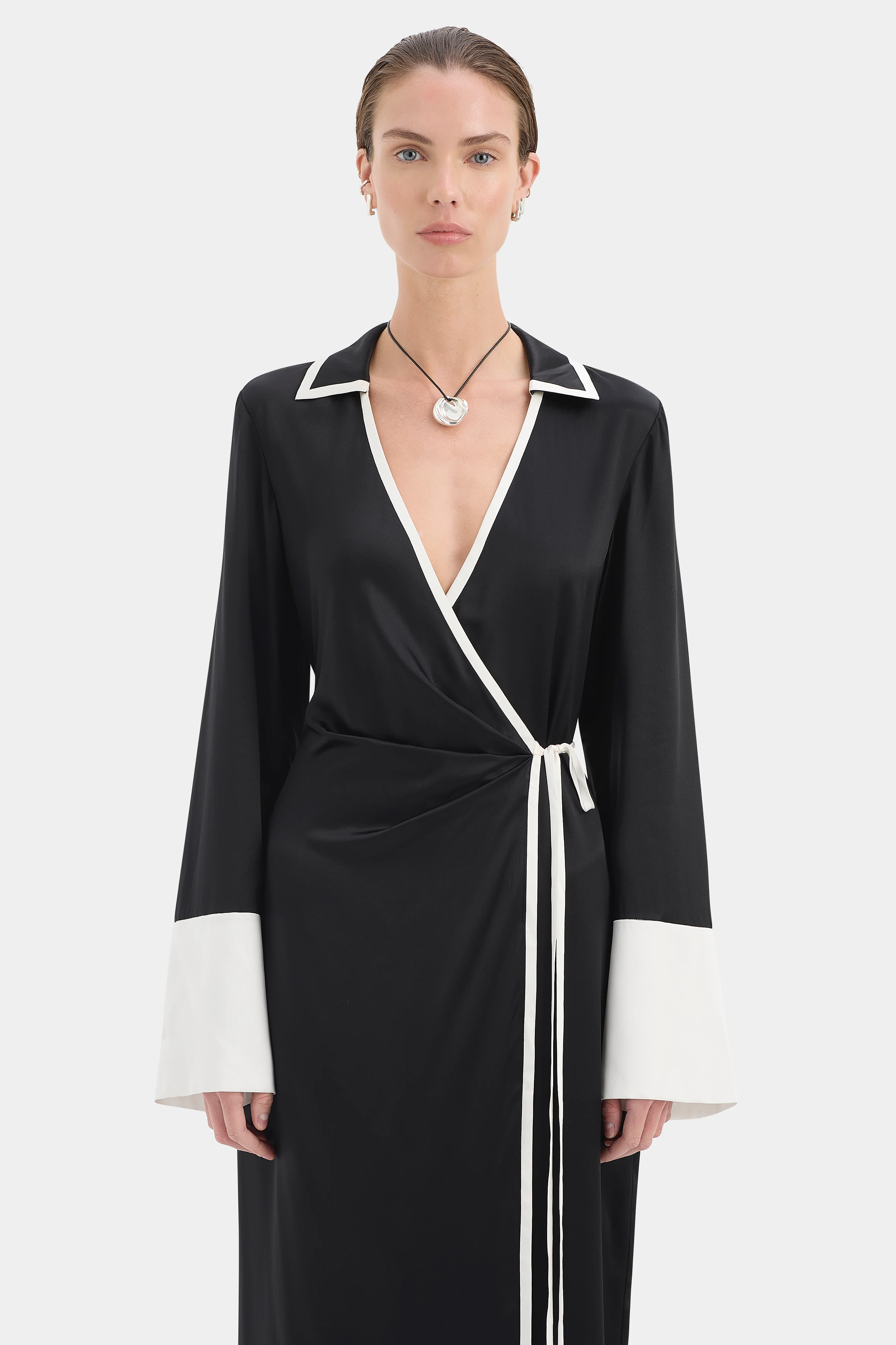 Yasmine Wrap Shirt Dress - Image 5