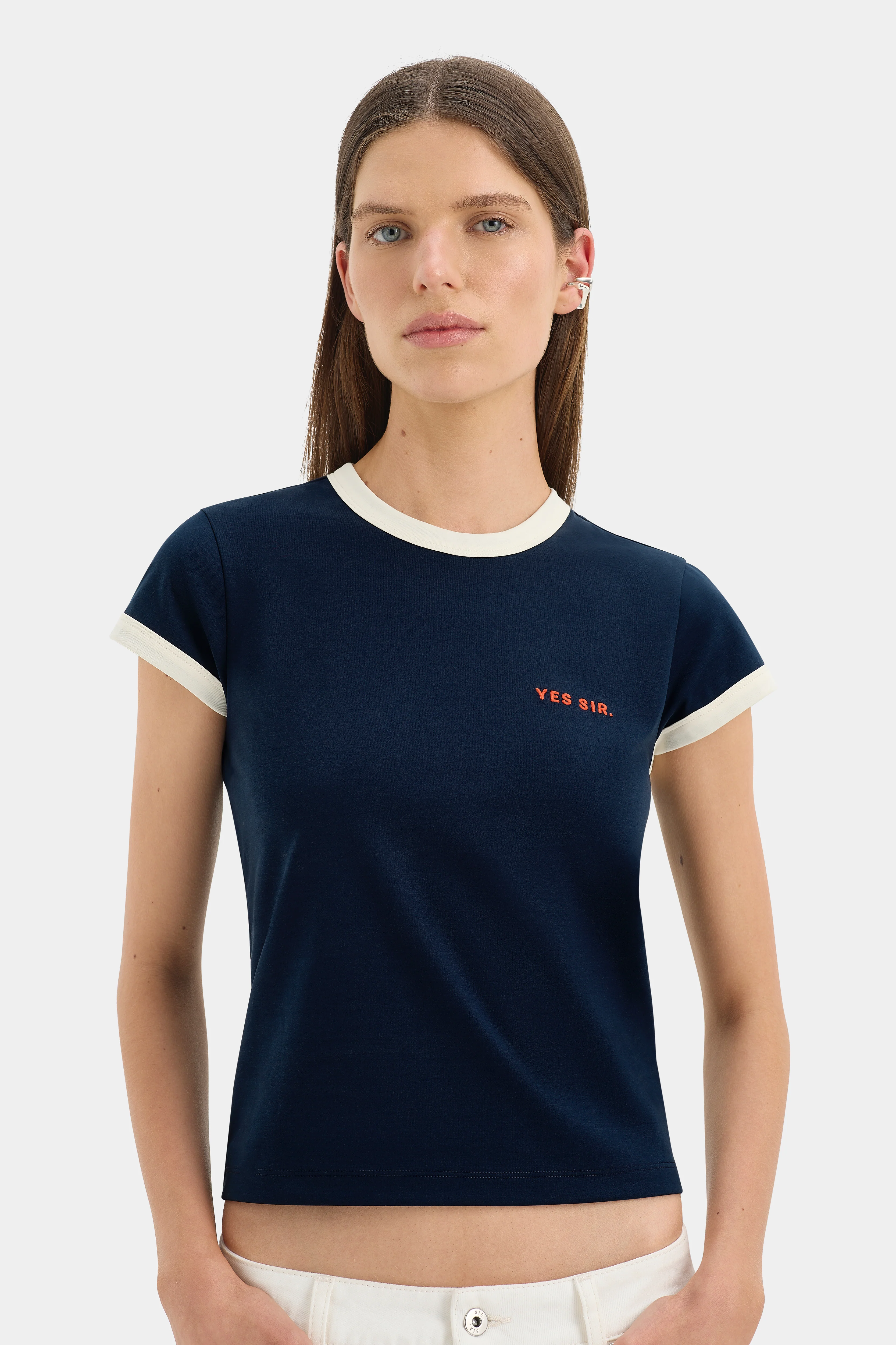 Yes SIR. Fitted Tee - Image 5