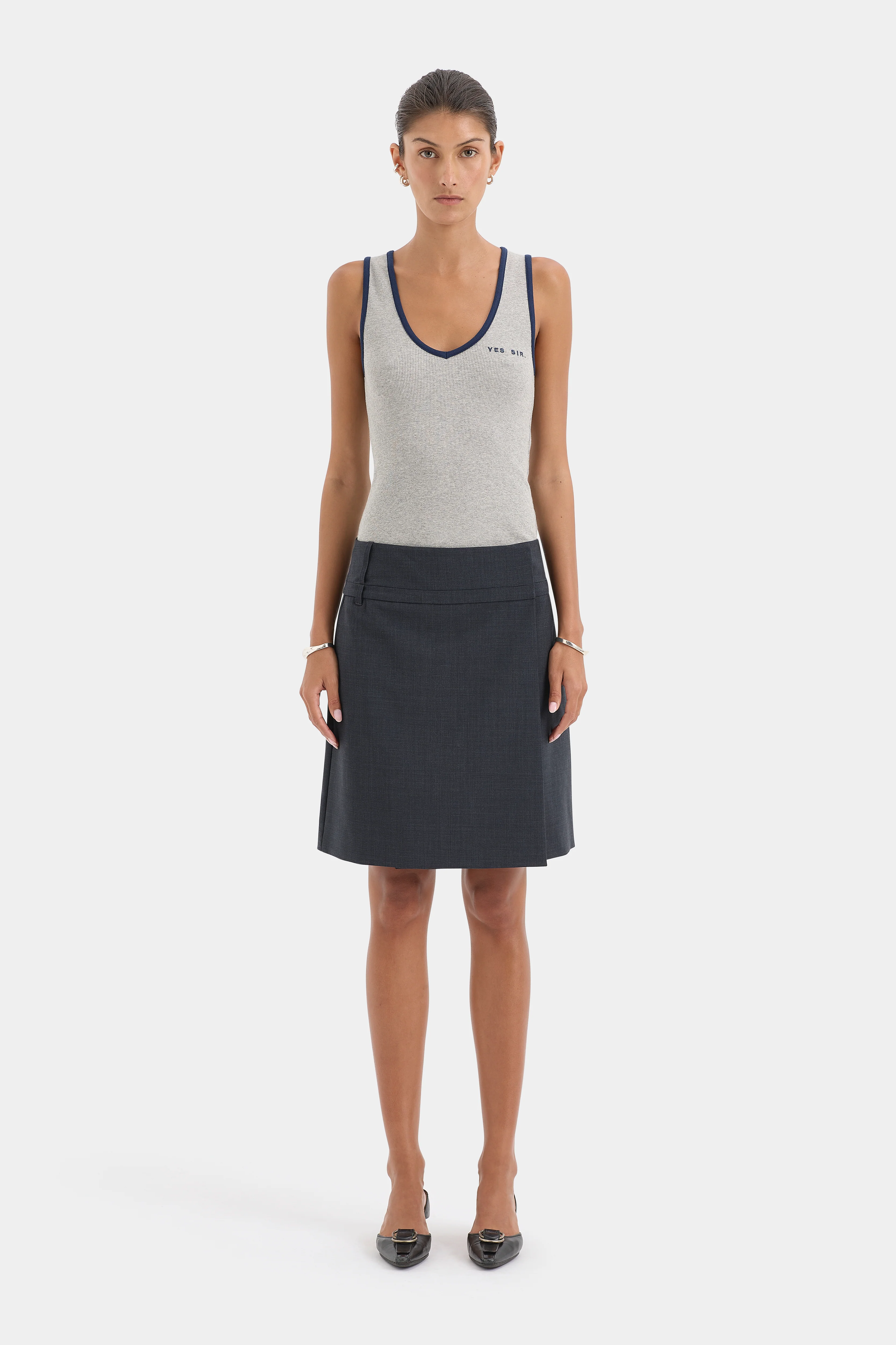 Yes SIR. Ribbed Tank - Image 2