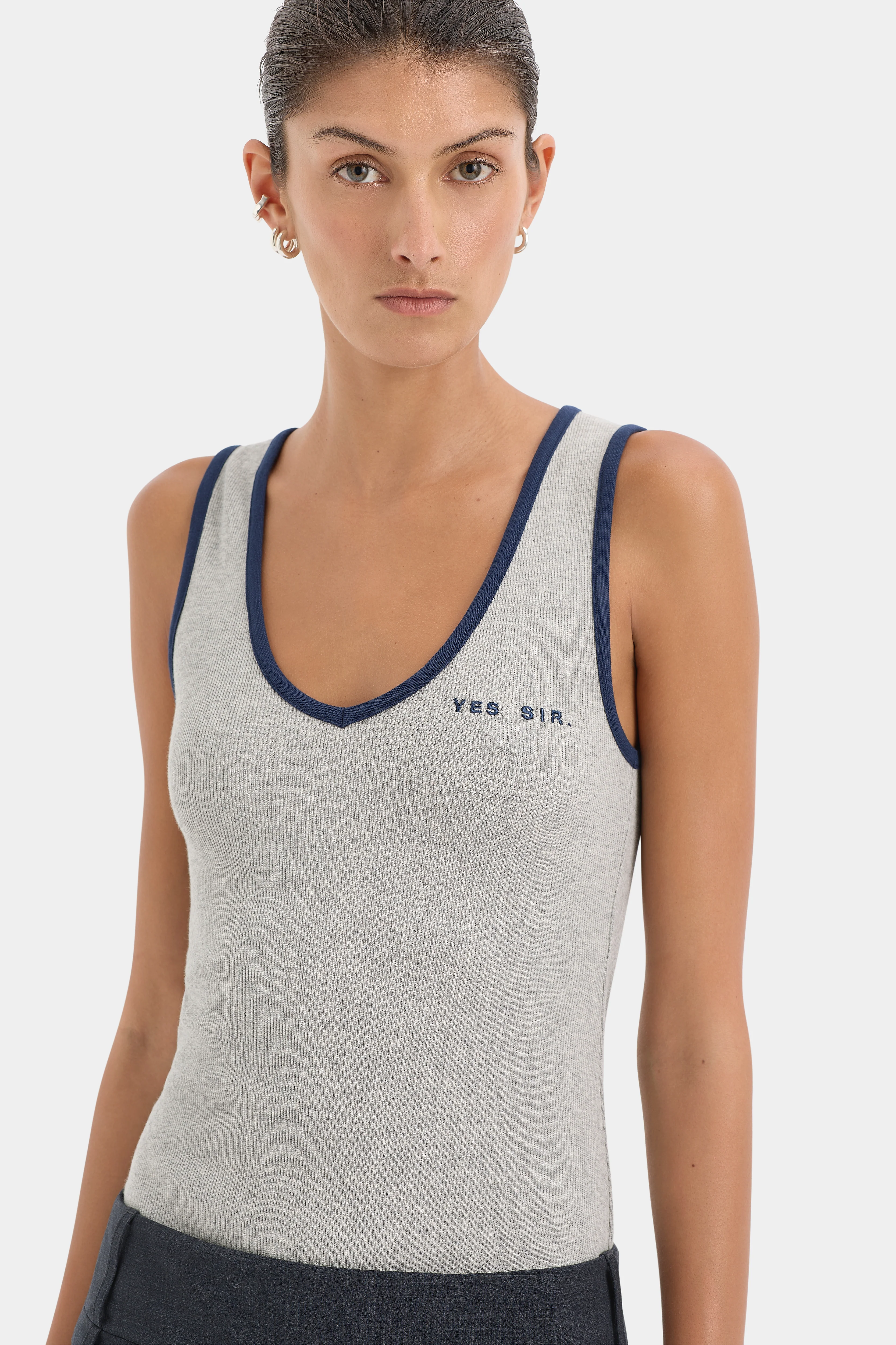 Yes SIR. Ribbed Tank - Image 5